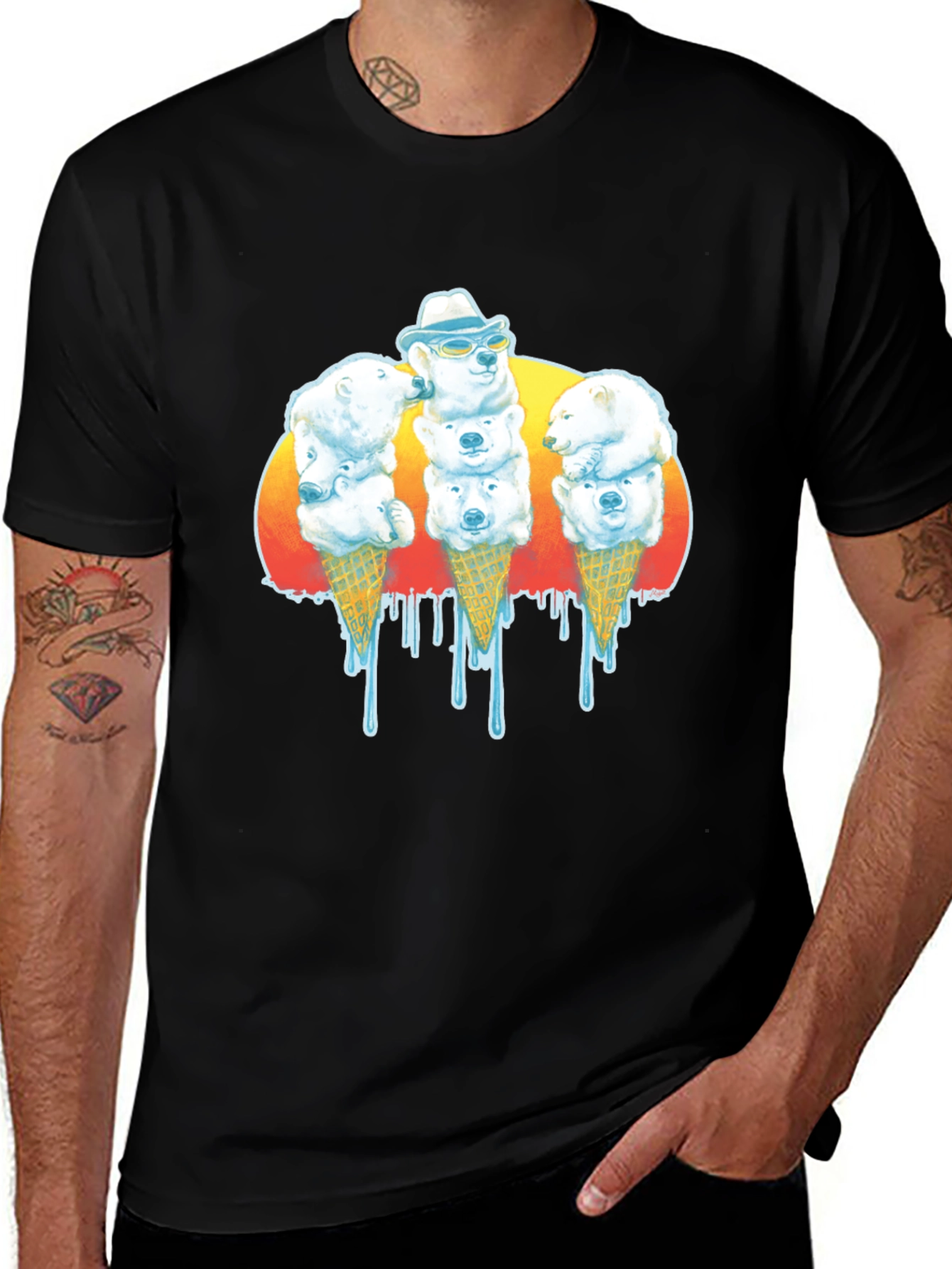 Polar Bear Ice Cream T-Shirt