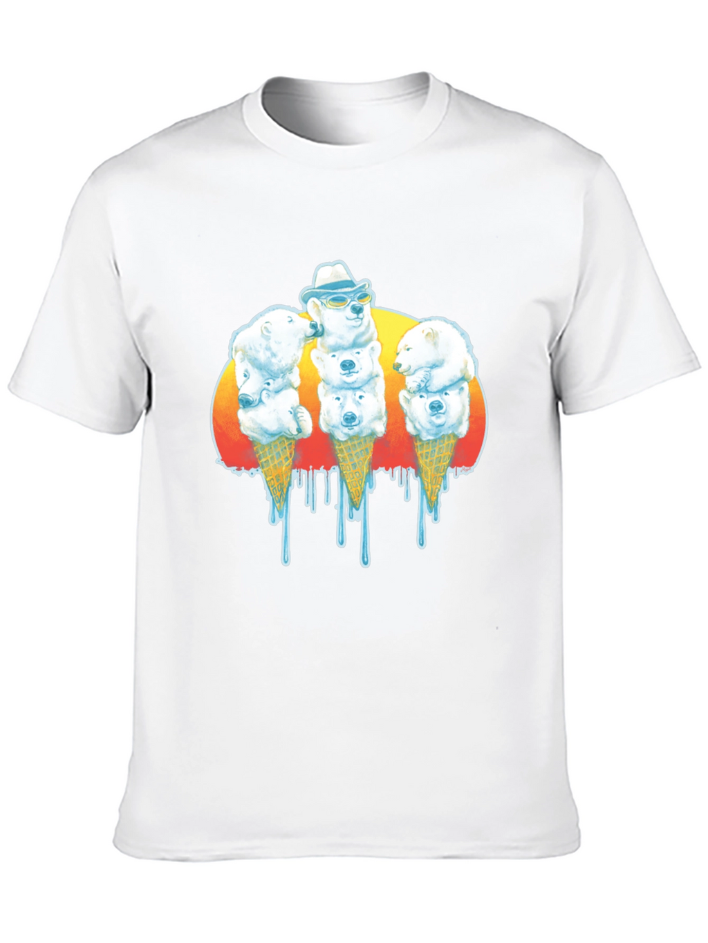 Polar Bear Ice Cream T-Shirt