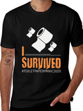 I Survived Toilet Paper Panic 2020 T-Shirt