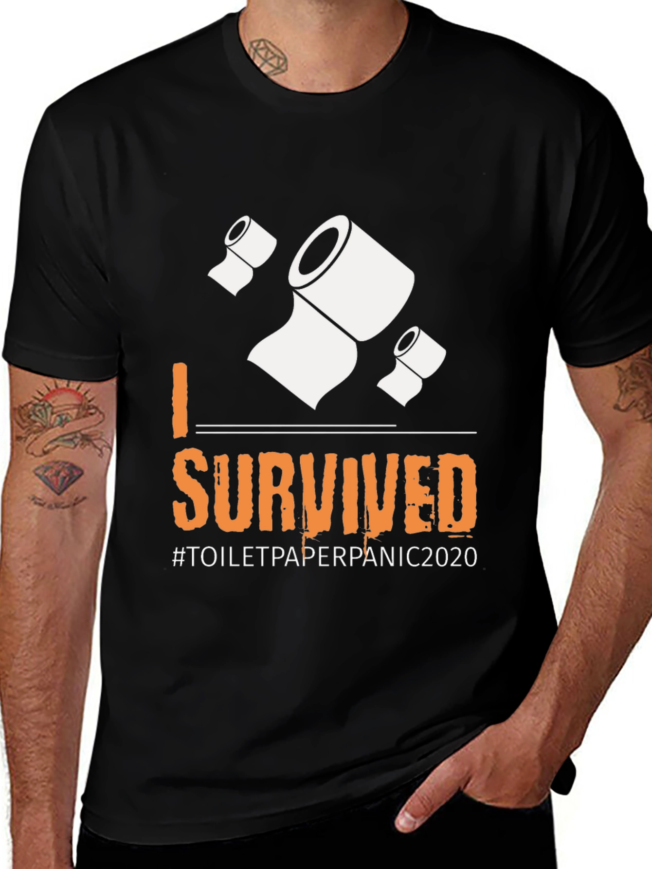 I Survived Toilet Paper Panic 2020 T-Shirt