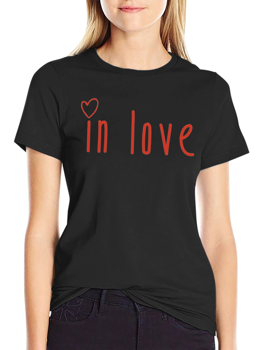 In Love T-Shirt - Heart Graphic Tee
