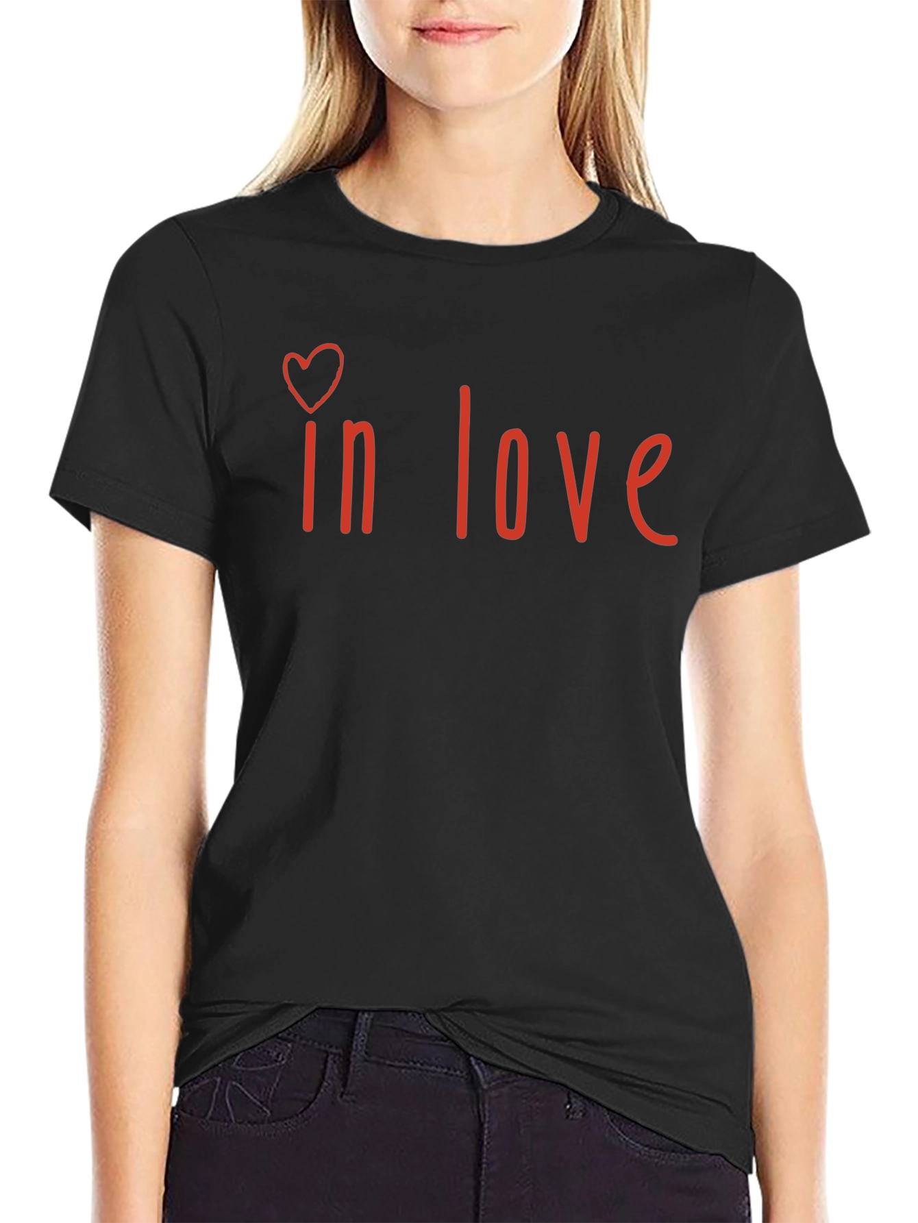In Love T-Shirt - Heart Graphic Tee