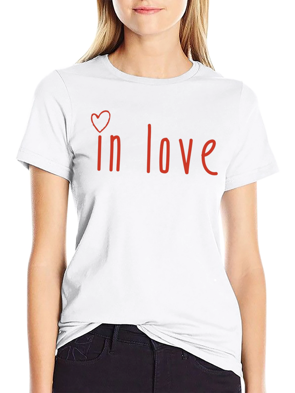 In Love T-Shirt - Heart Graphic Tee