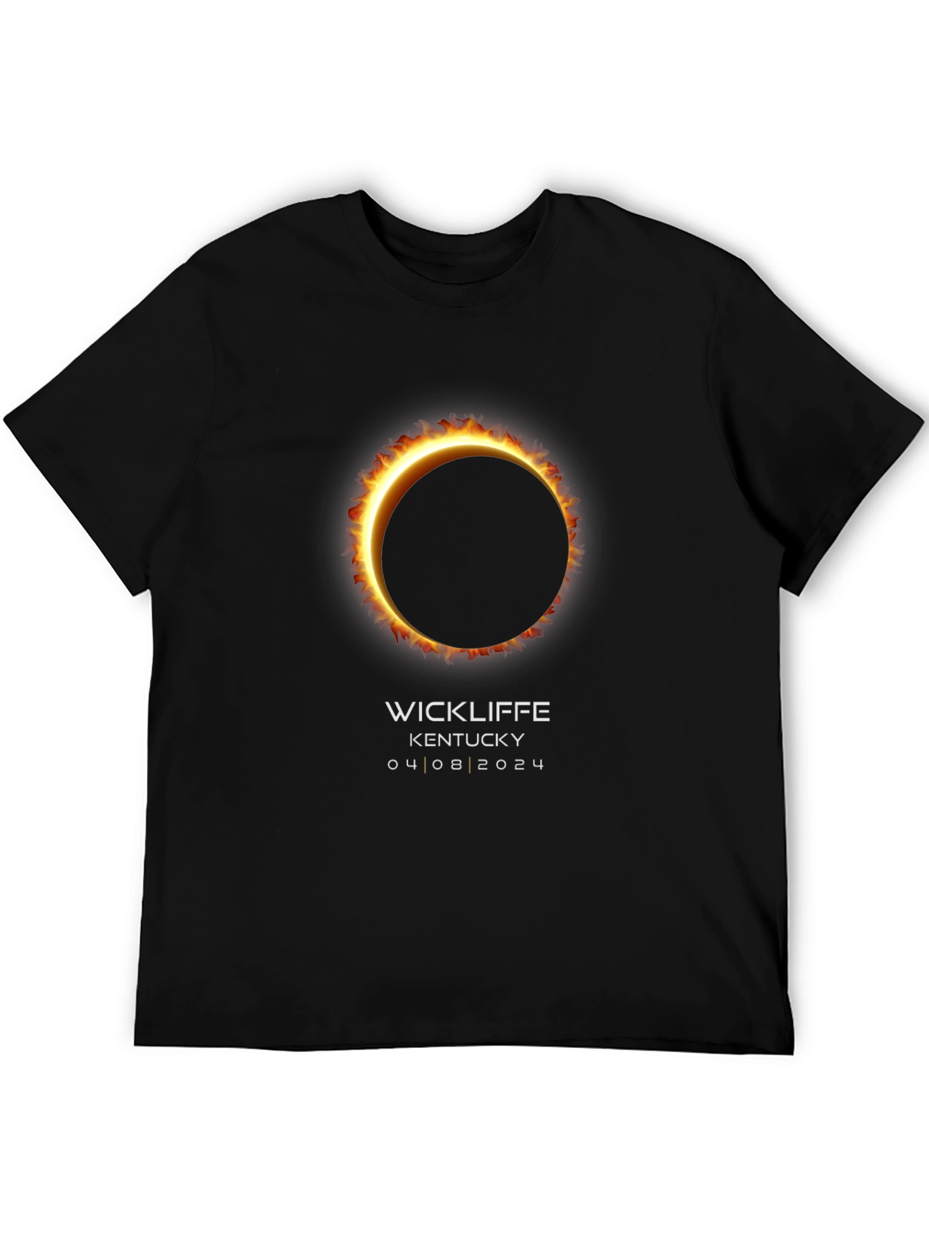 Total Solar Eclipse T-Shirt - Wickliffe Kentucky 04/08/2024
