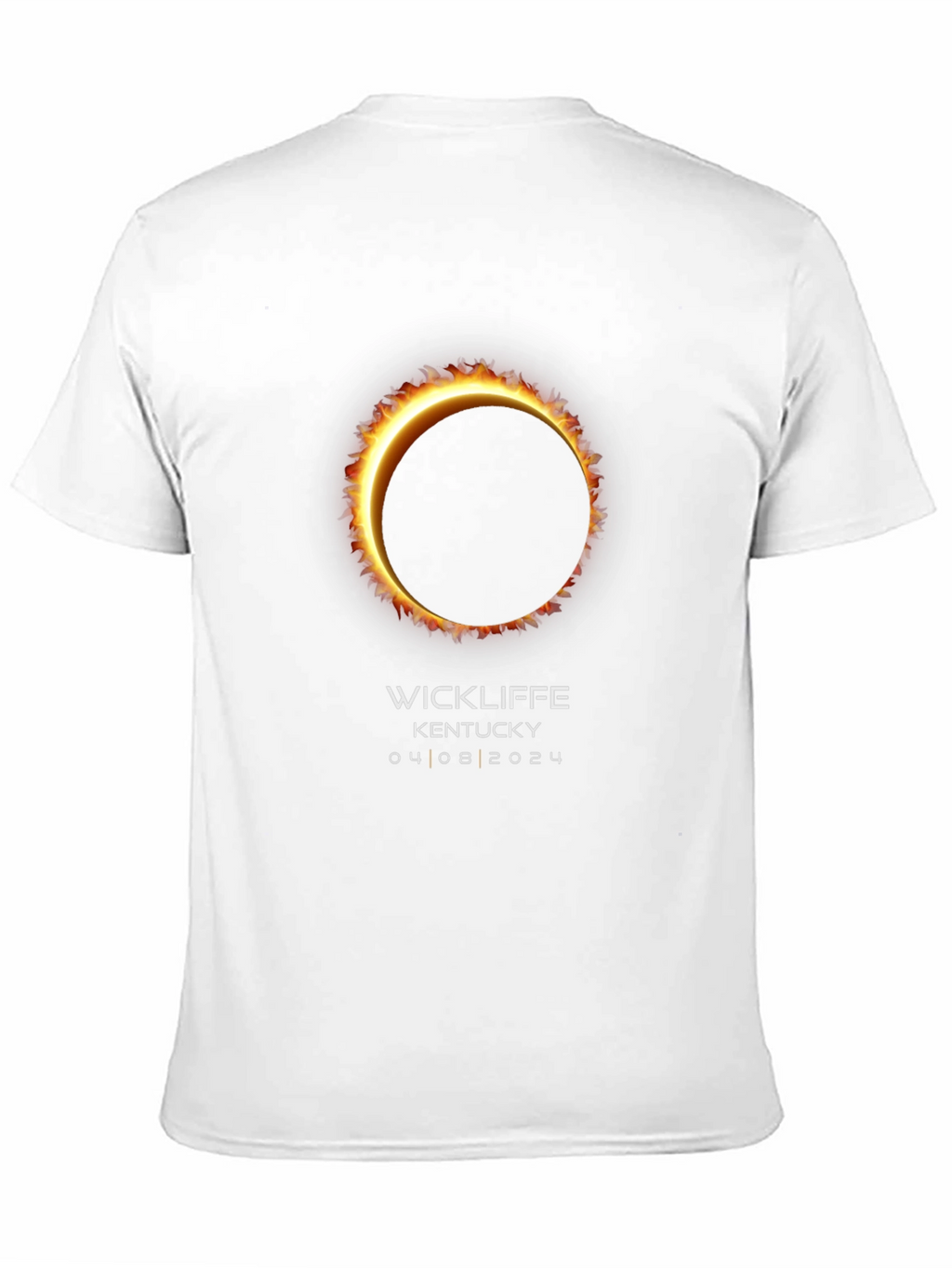 Total Solar Eclipse T-Shirt - Wickliffe Kentucky 04/08/2024