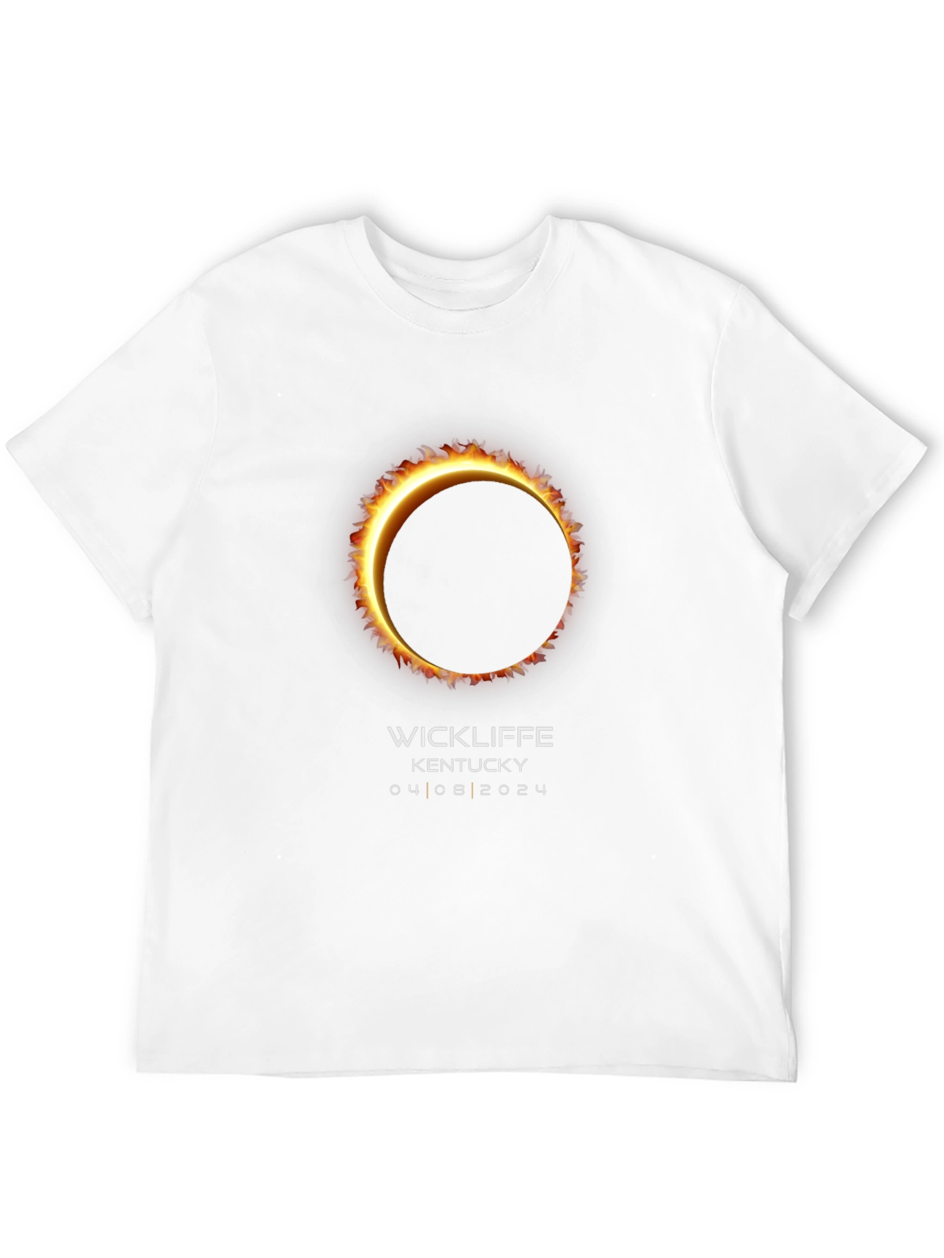Total Solar Eclipse T-Shirt - Wickliffe Kentucky 04/08/2024