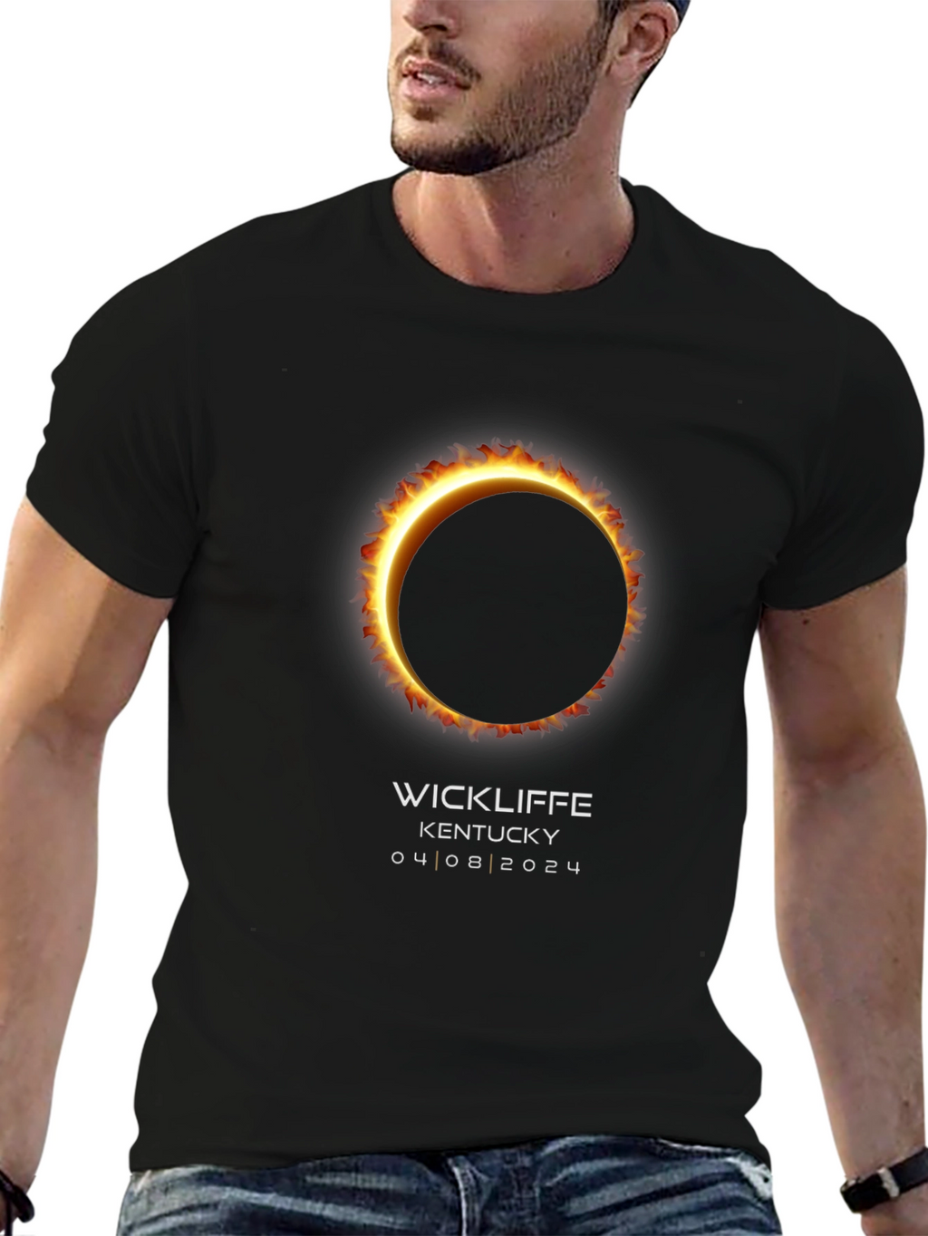 Total Solar Eclipse T-Shirt - Wickliffe Kentucky 04/08/2024