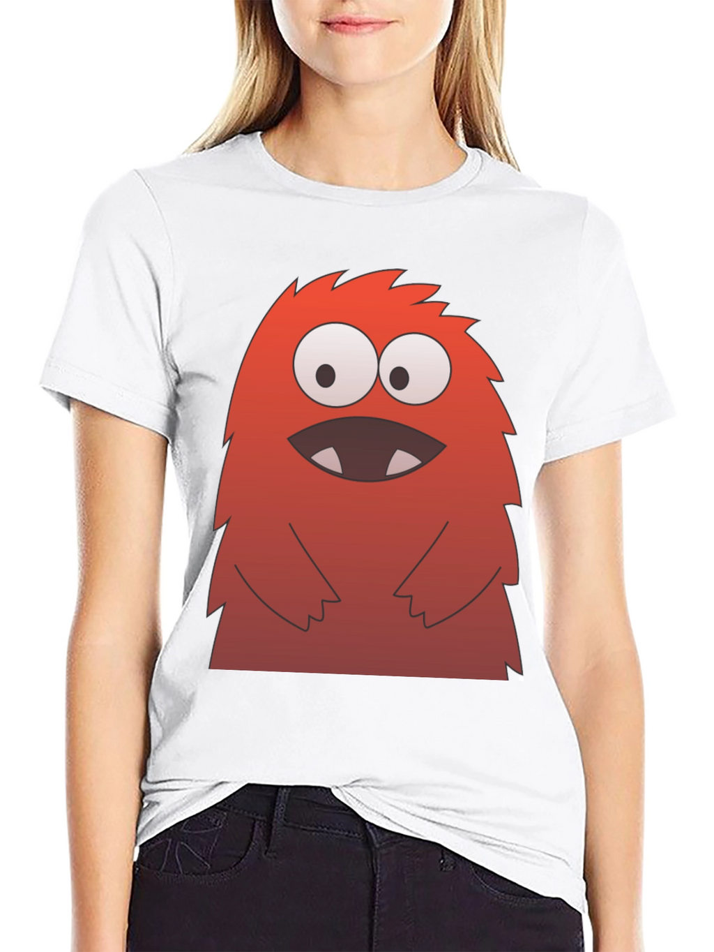 Monster Graphic Tee - Fun & Quirky Black T-Shirt