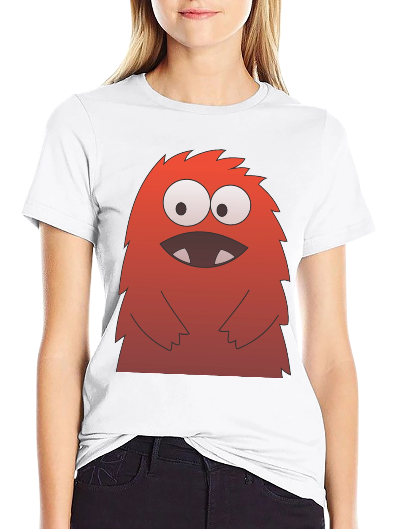 Monster Graphic Tee - Fun & Quirky Black T-Shirt