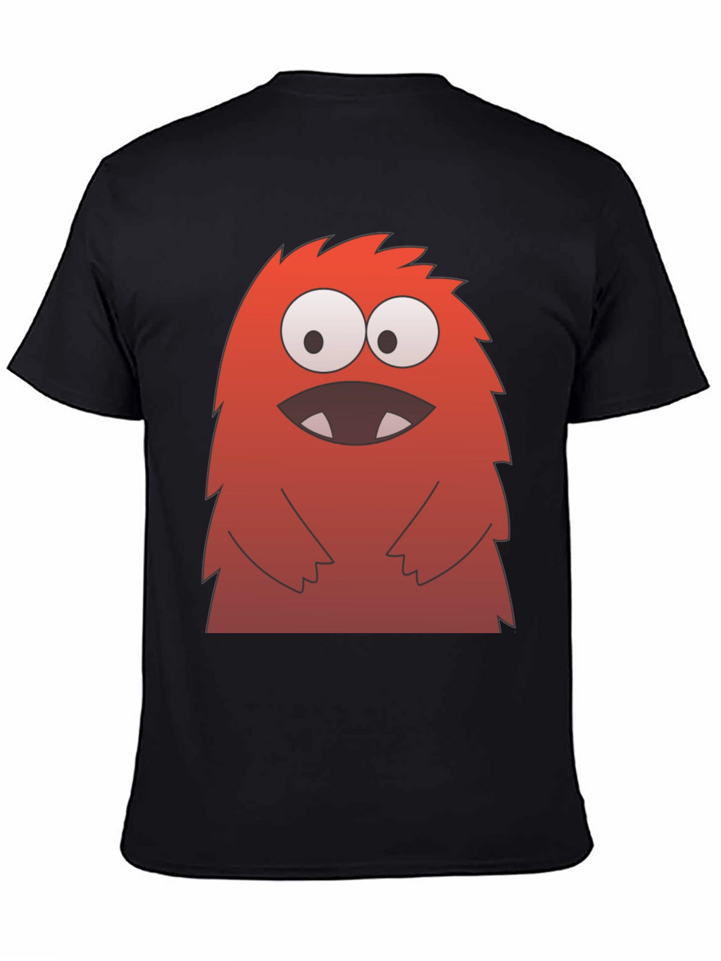 Monster Graphic Tee - Fun & Quirky Black T-Shirt