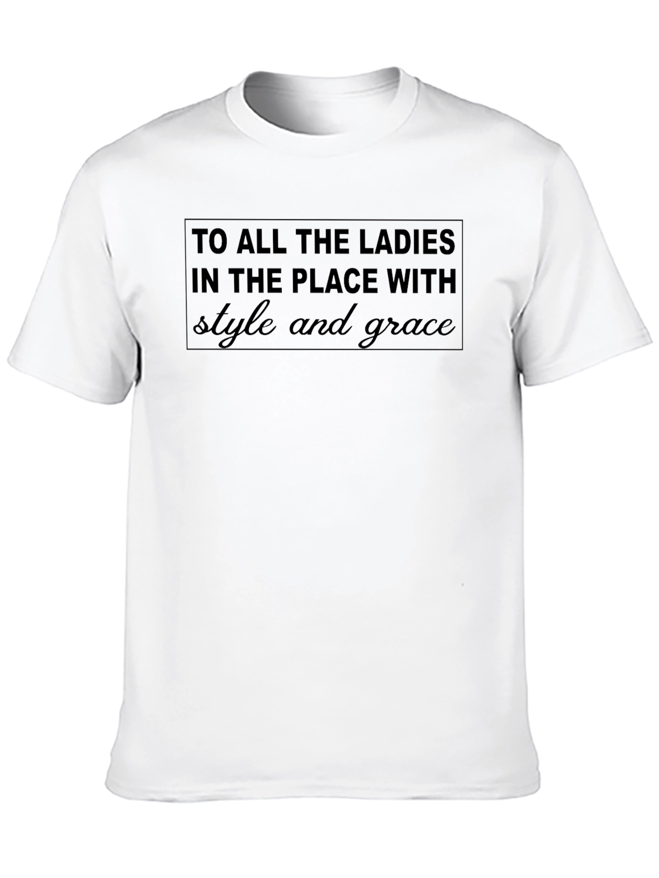 Stylish Black T-Shirt: Ladies with Style and Grace