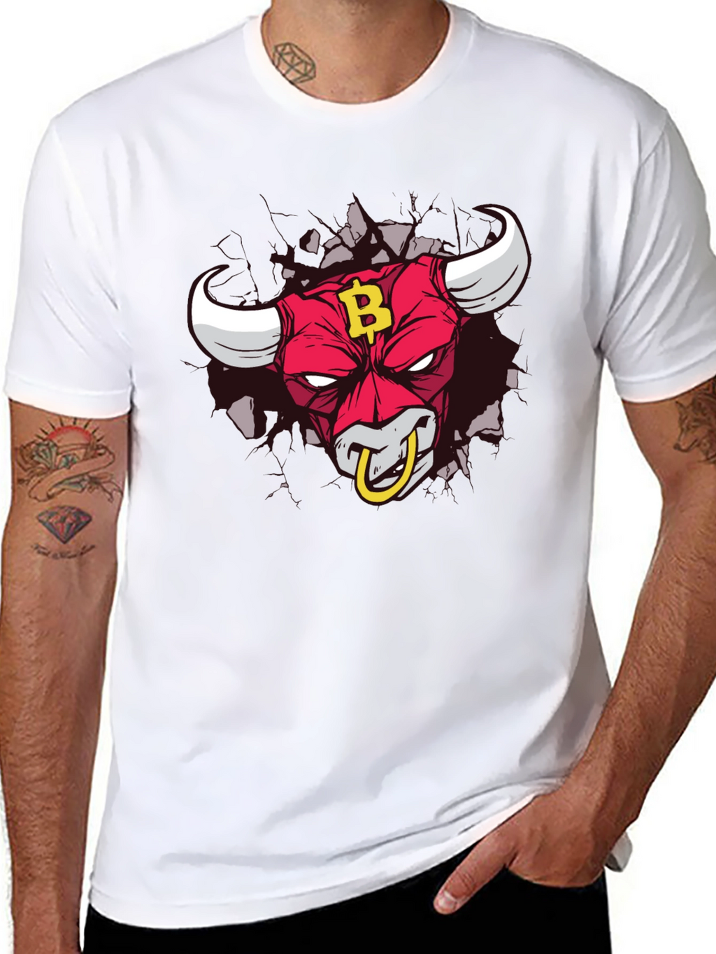 Bitcoin Bull T-Shirt - Crypto HODL Apparel