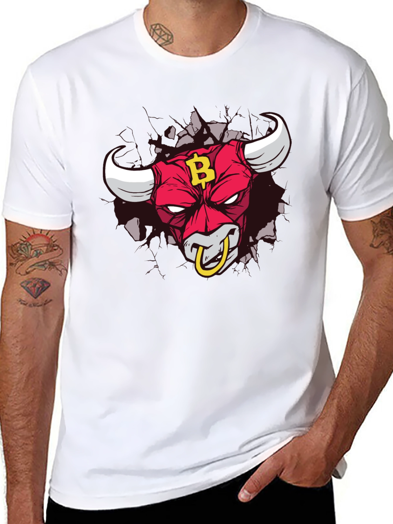 Bitcoin Bull T-Shirt - Crypto HODL Apparel