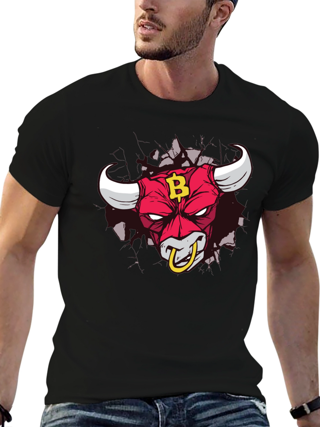 Bitcoin Bull T-Shirt - Crypto HODL Apparel
