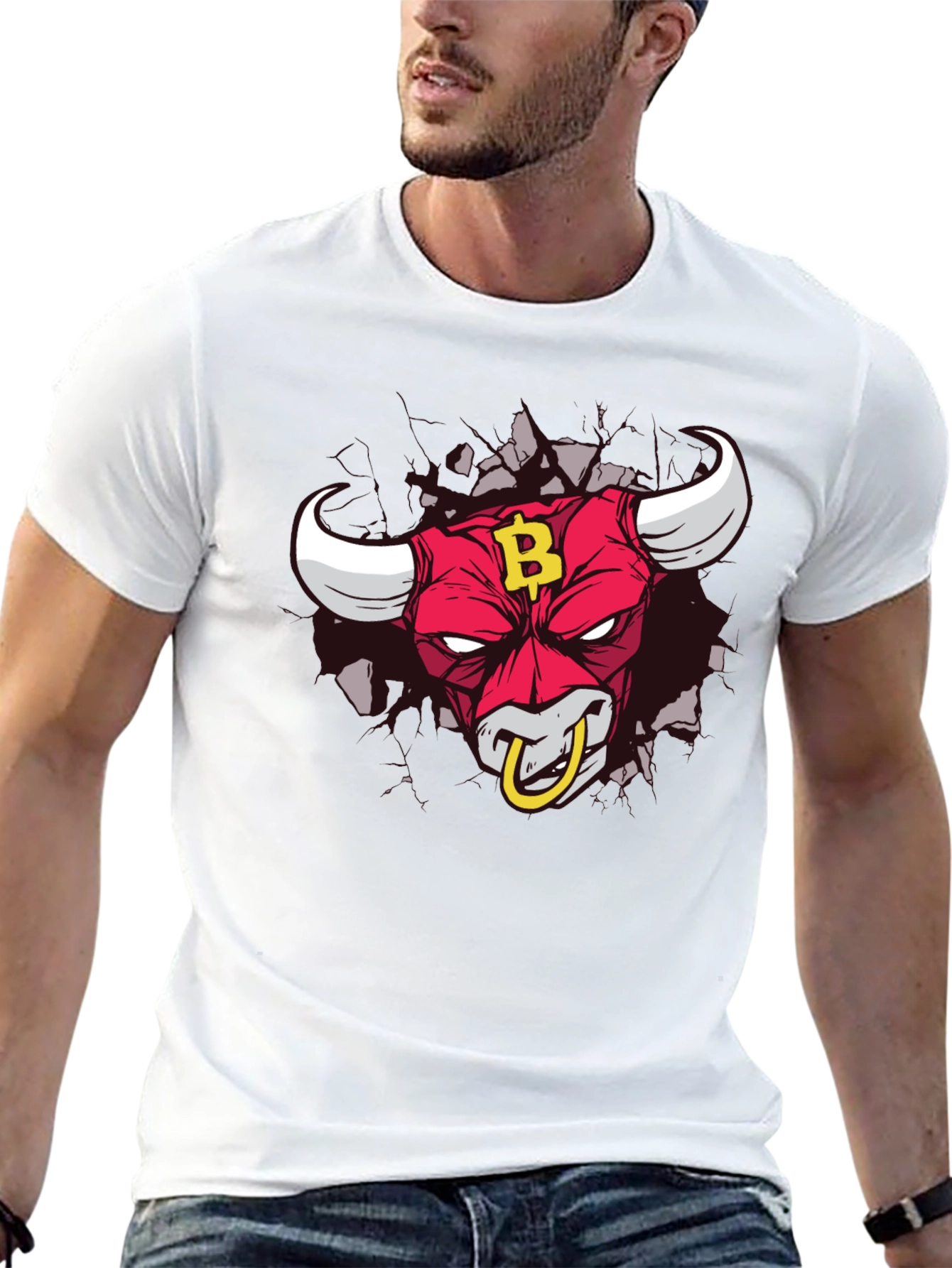 Bitcoin Bull T-Shirt - Crypto HODL Apparel