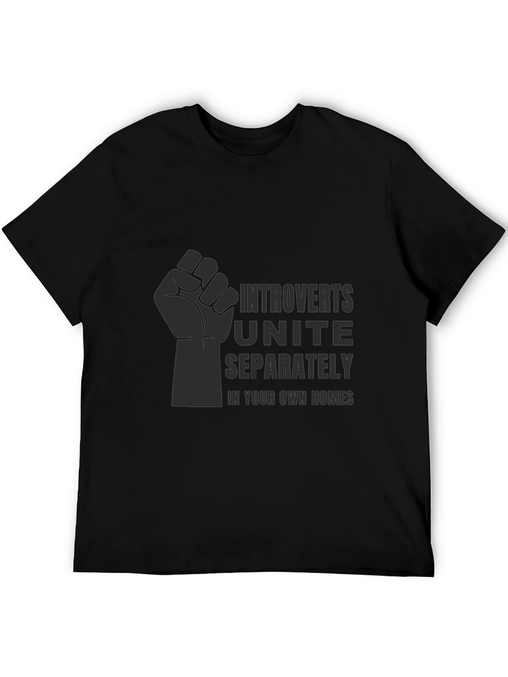 Introverts Unite T-Shirt - Black Graphic Tee