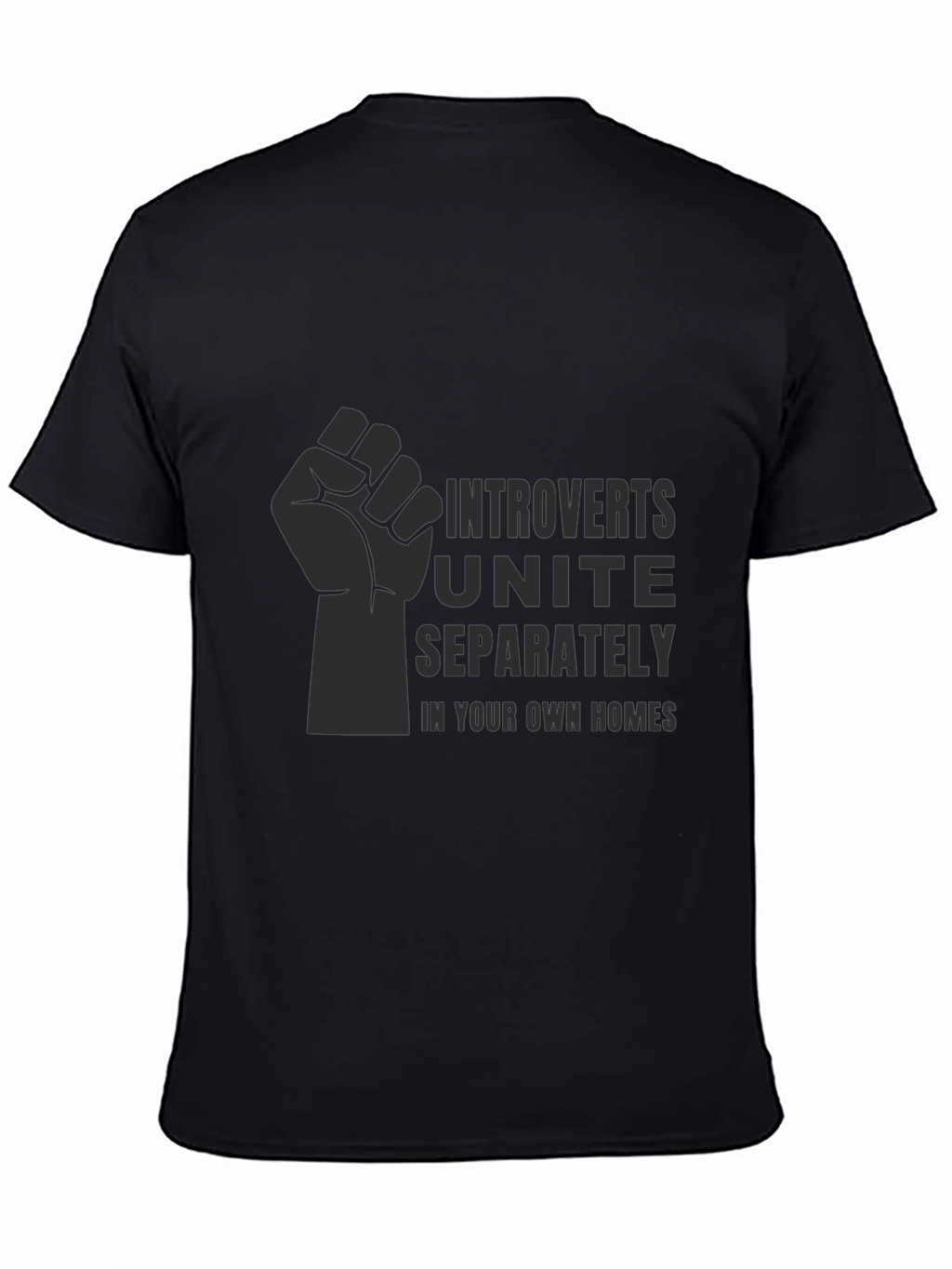 Introverts Unite T-Shirt - Black Graphic Tee