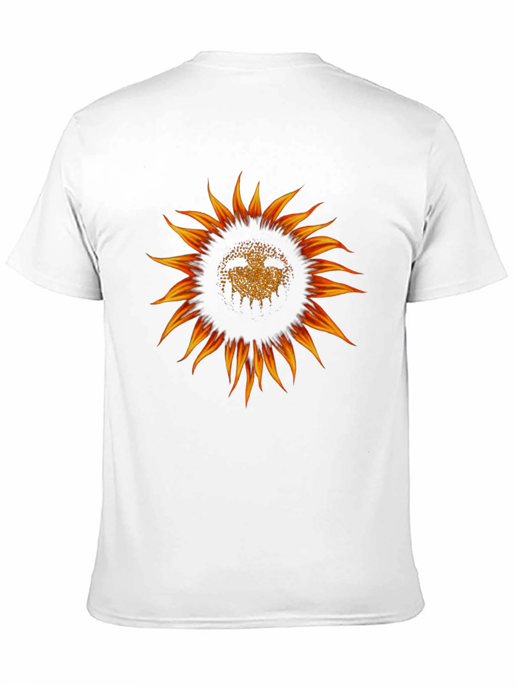 Sunflower Graphic Black T-Shirt