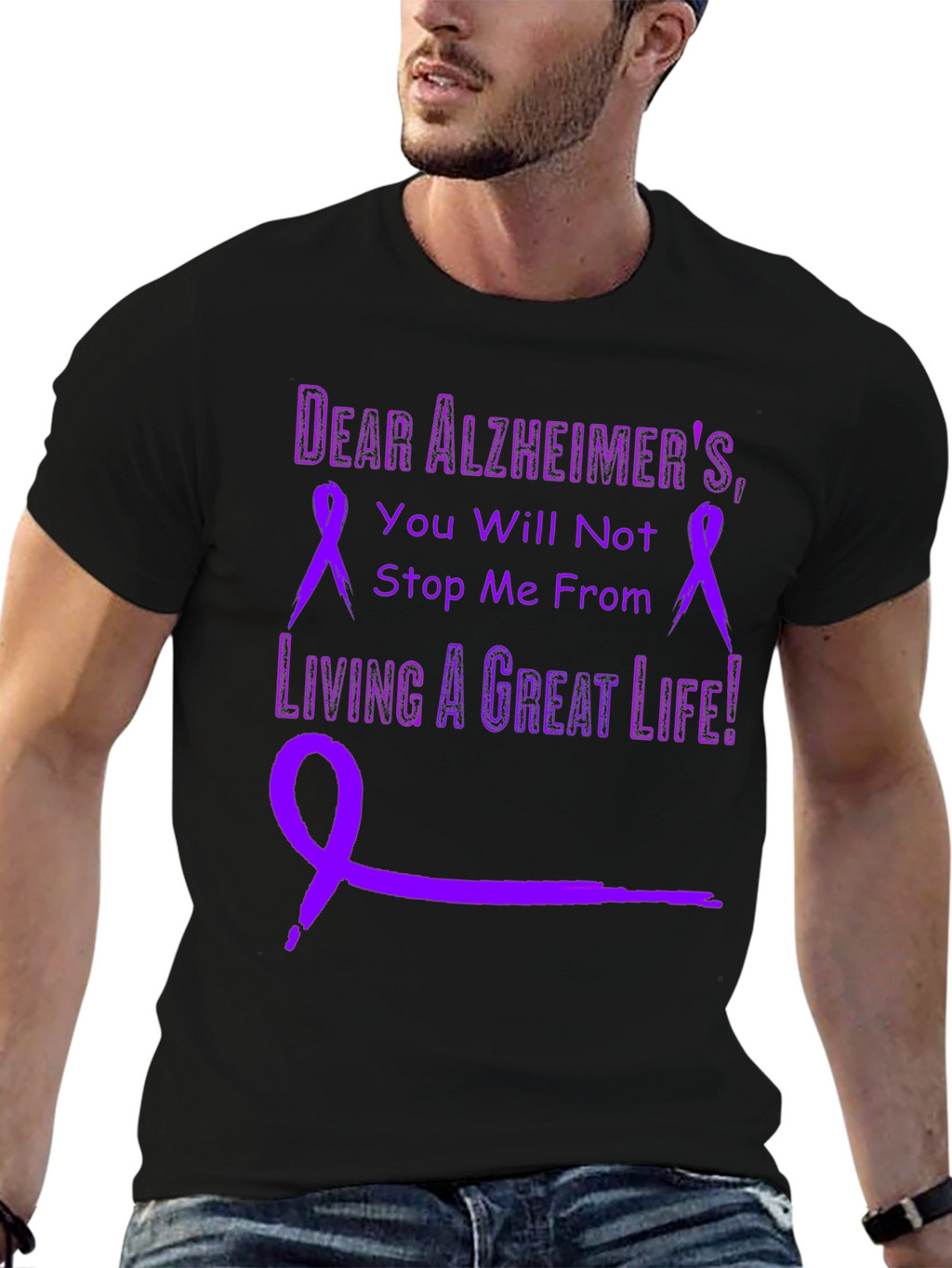 Alzheimers Awareness Graphic T-Shirt