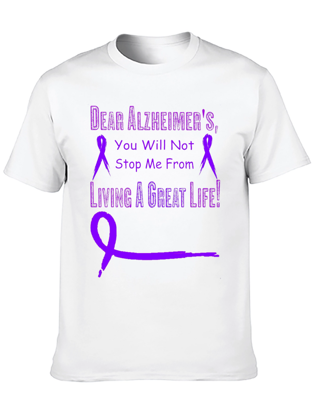 Alzheimers Awareness Graphic T-Shirt