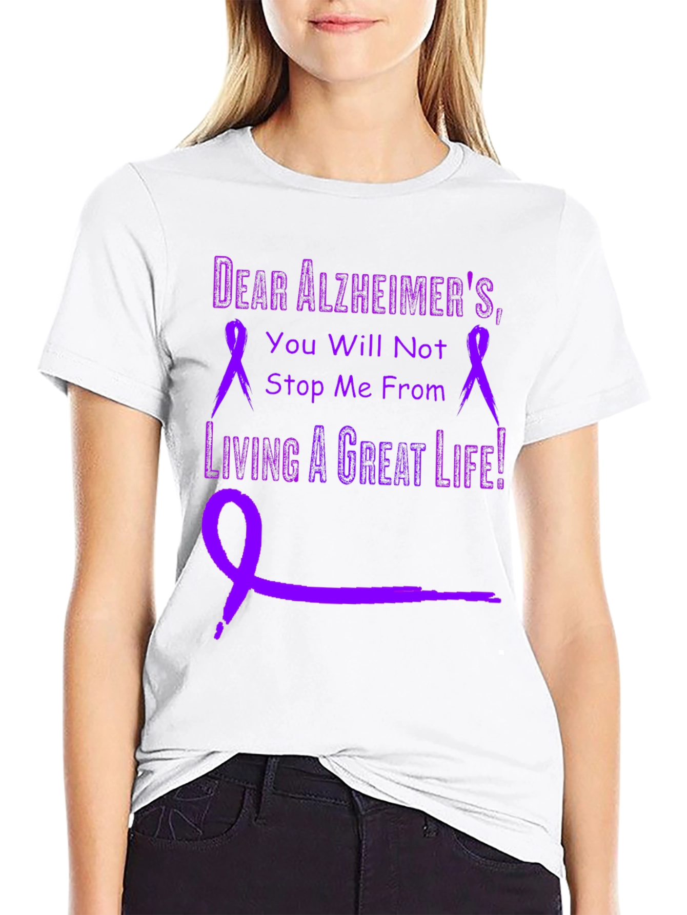Alzheimers Awareness Graphic T-Shirt