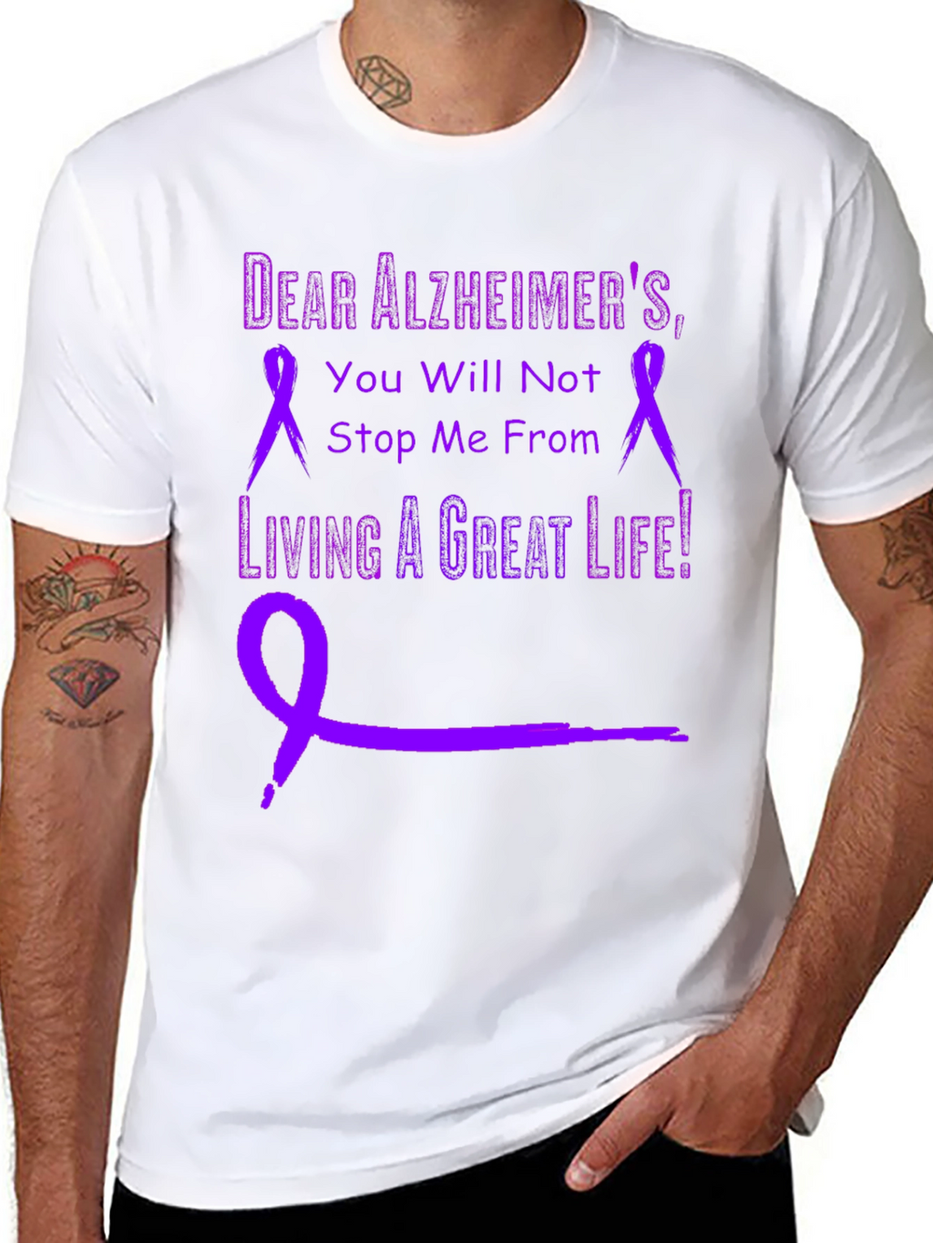 Alzheimers Awareness Graphic T-Shirt