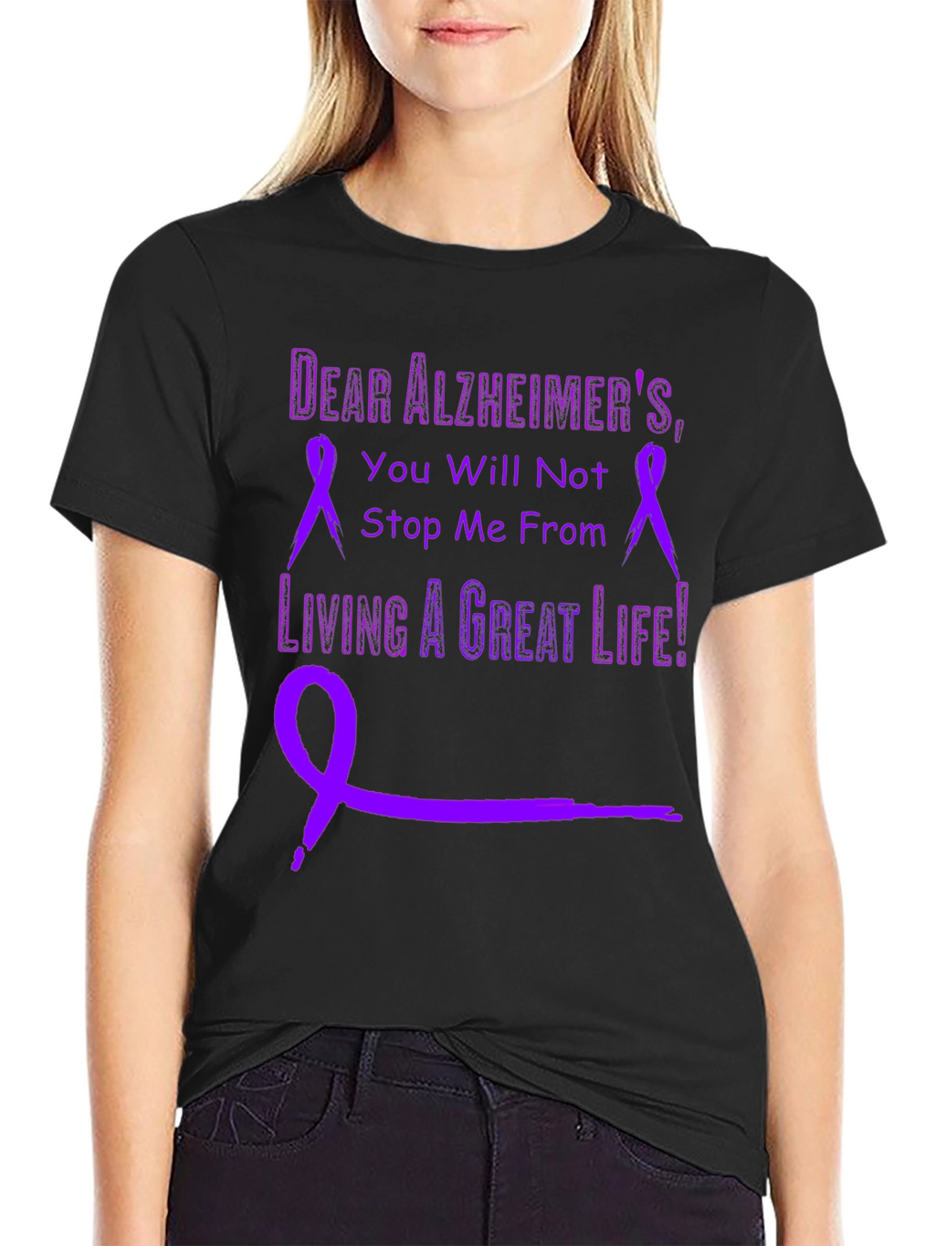 Alzheimers Awareness Graphic T-Shirt