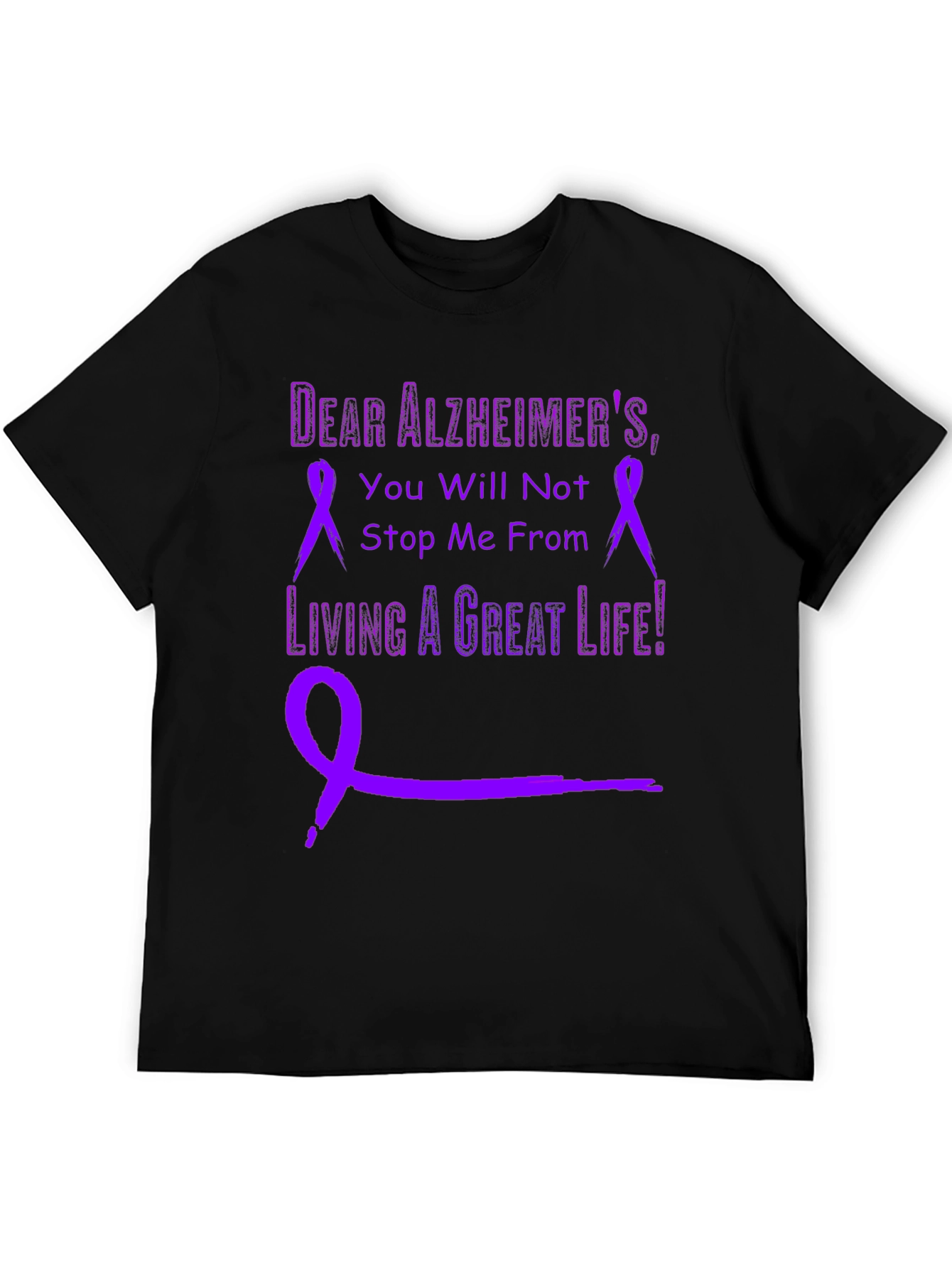 Alzheimers Awareness Graphic T-Shirt