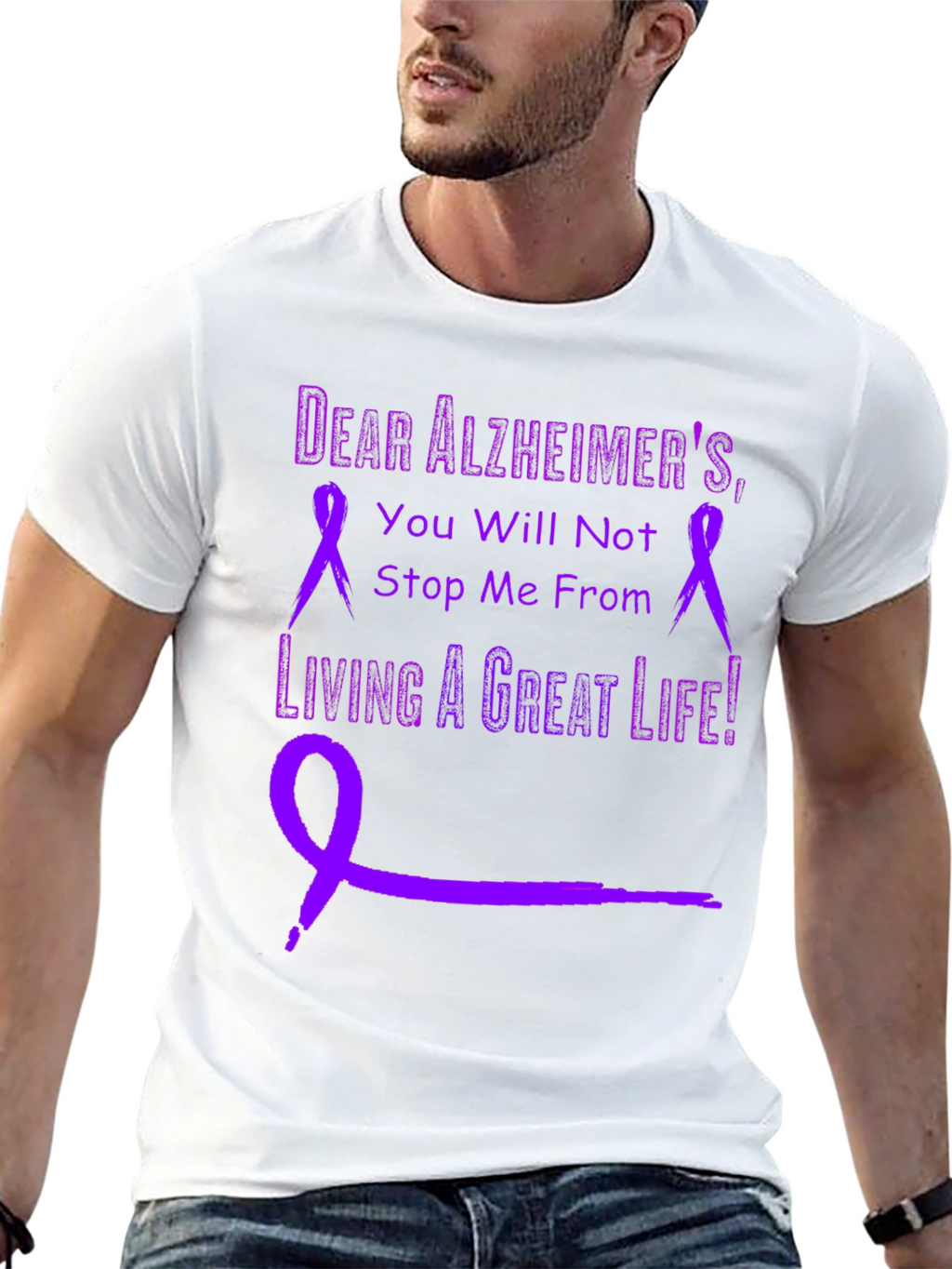 Alzheimers Awareness Graphic T-Shirt