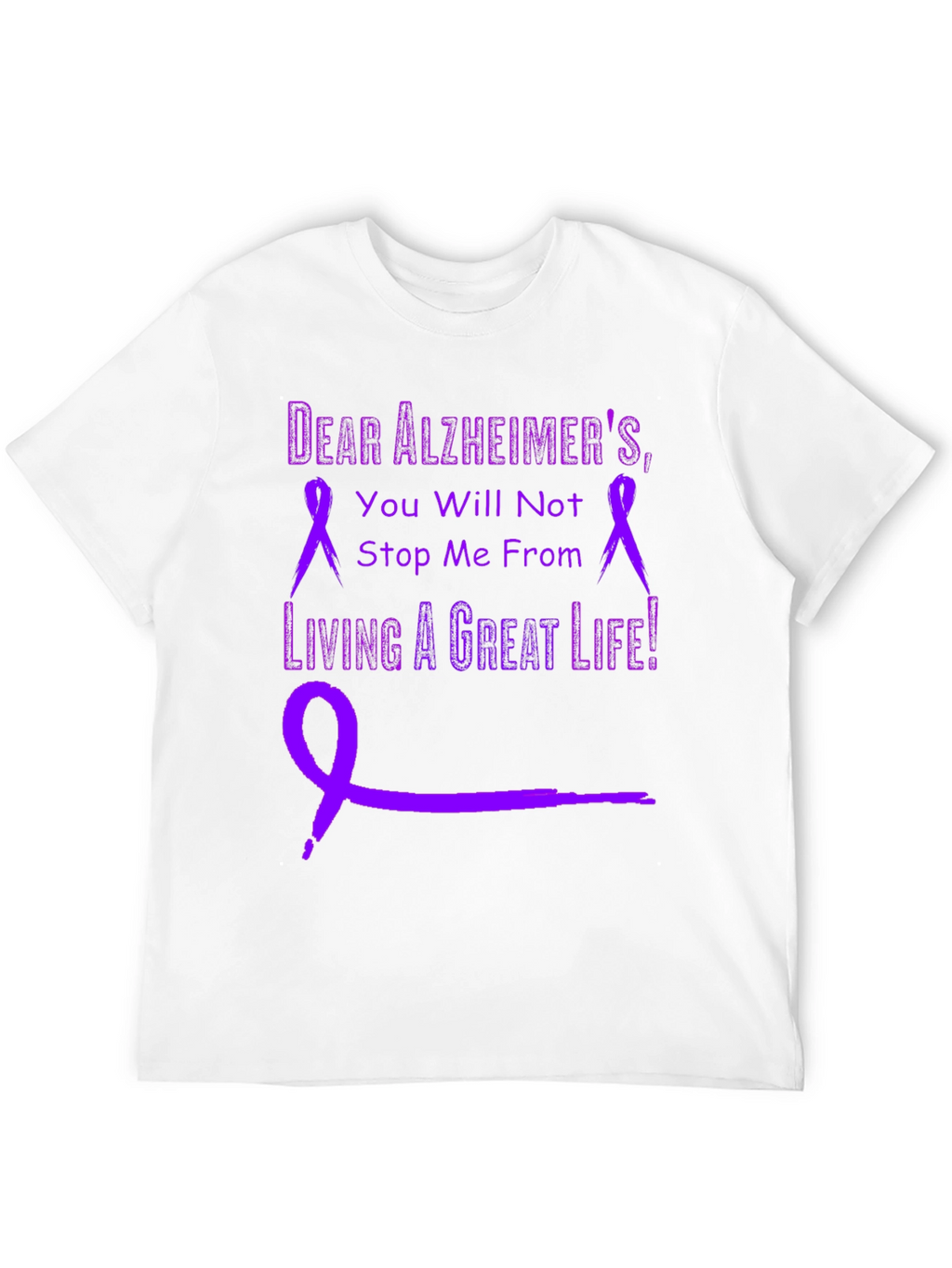 Alzheimers Awareness Graphic T-Shirt