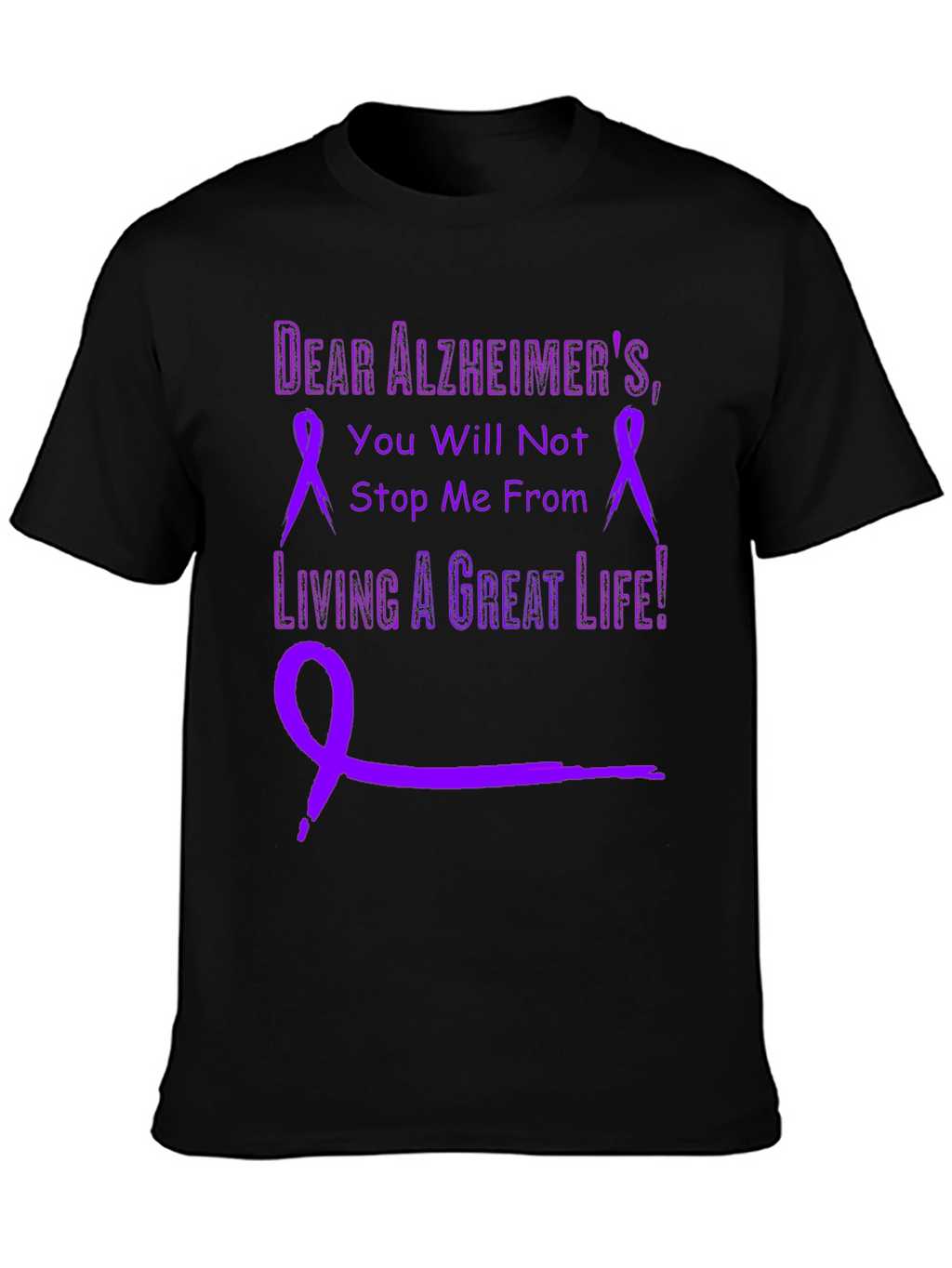 Alzheimers Awareness Graphic T-Shirt