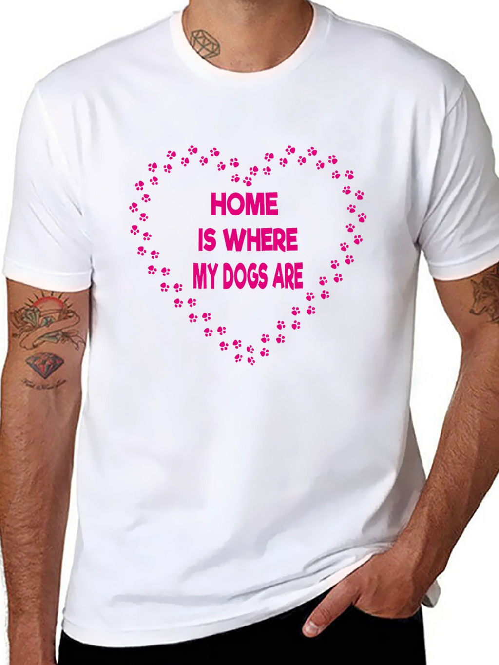 Home is Where My Dogs Are T-Shirt