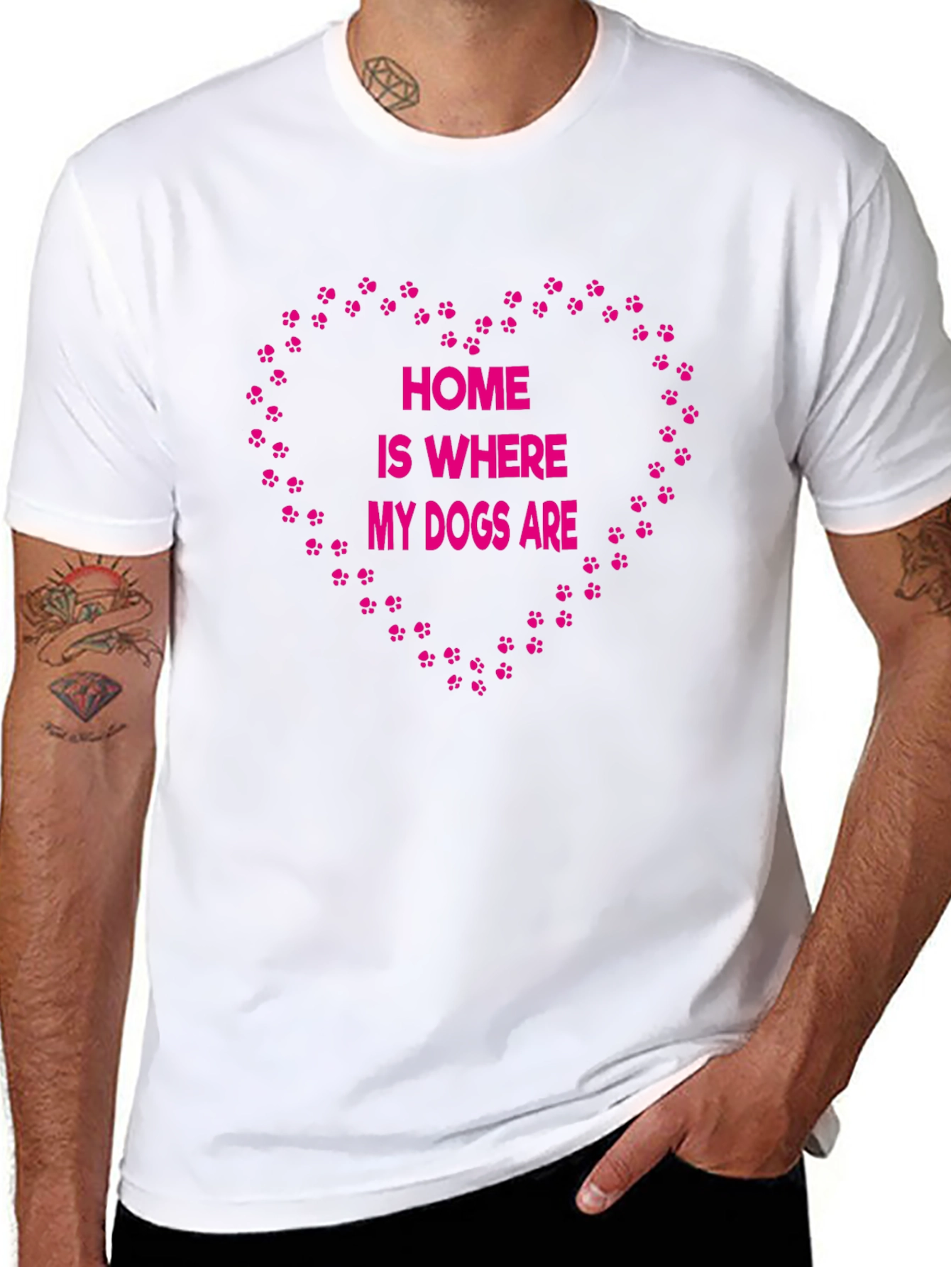 Home is Where My Dogs Are T-Shirt
