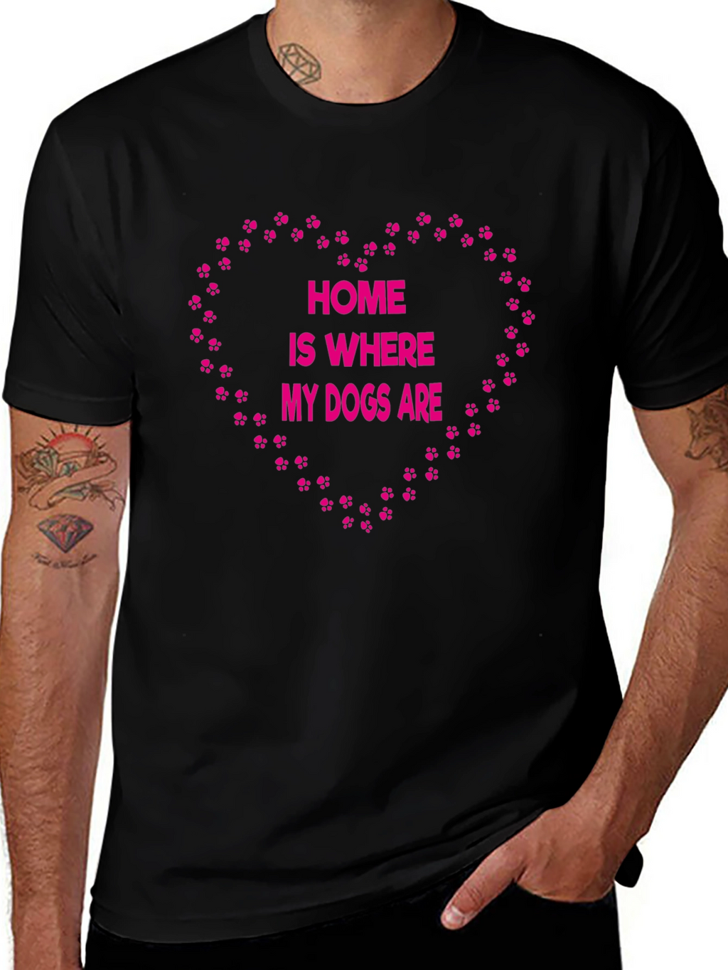 Home is Where My Dogs Are T-Shirt