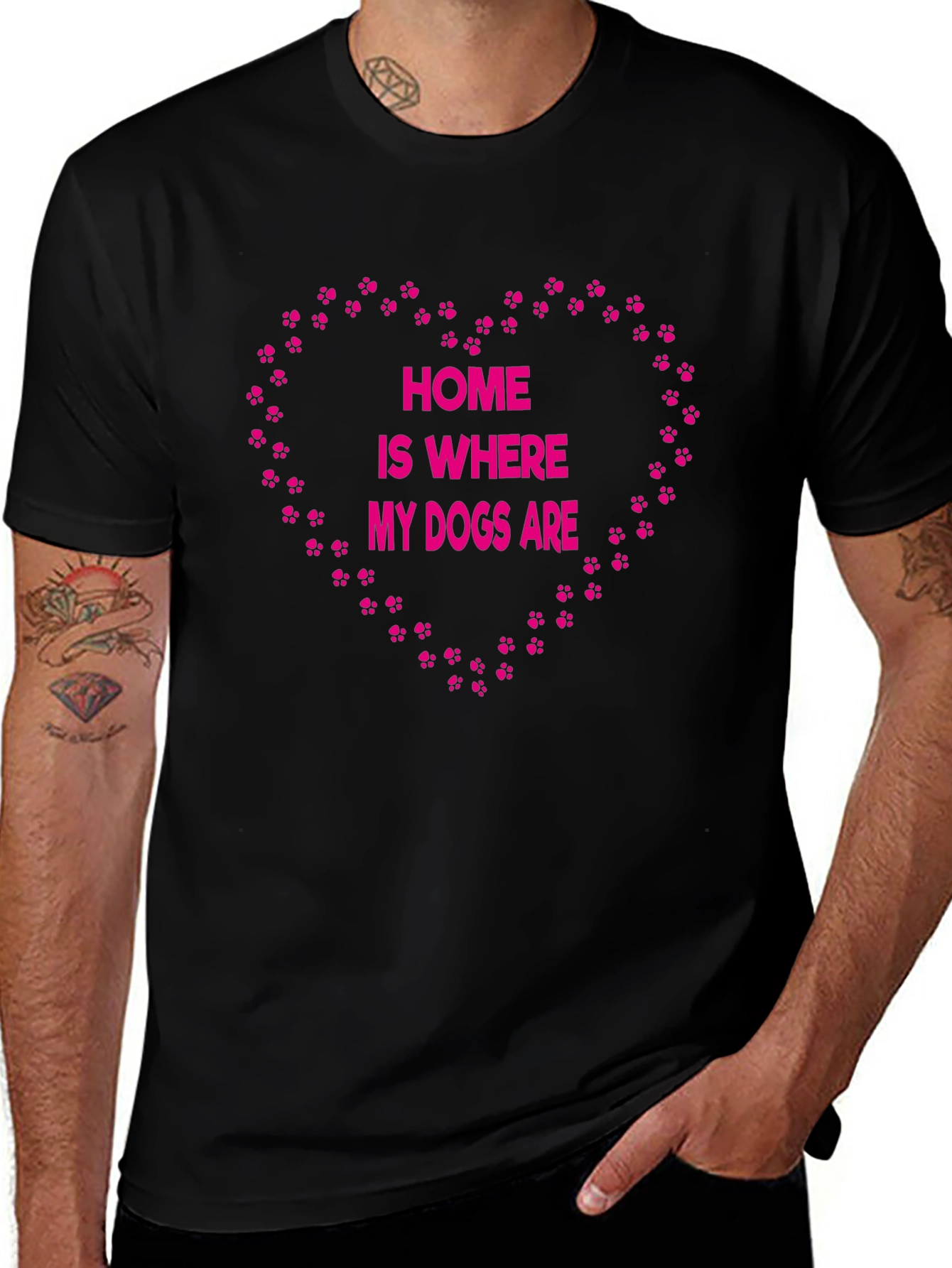 Home is Where My Dogs Are T-Shirt