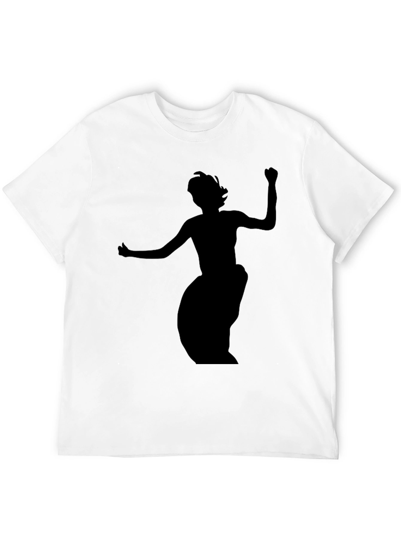 Silhouette Dancer Graphic Black T-Shirt
