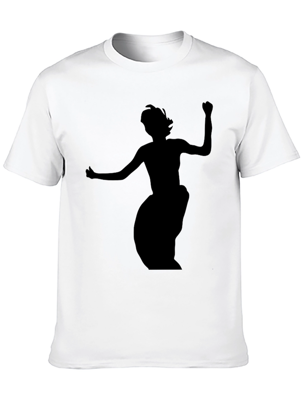Silhouette Dancer Graphic Black T-Shirt