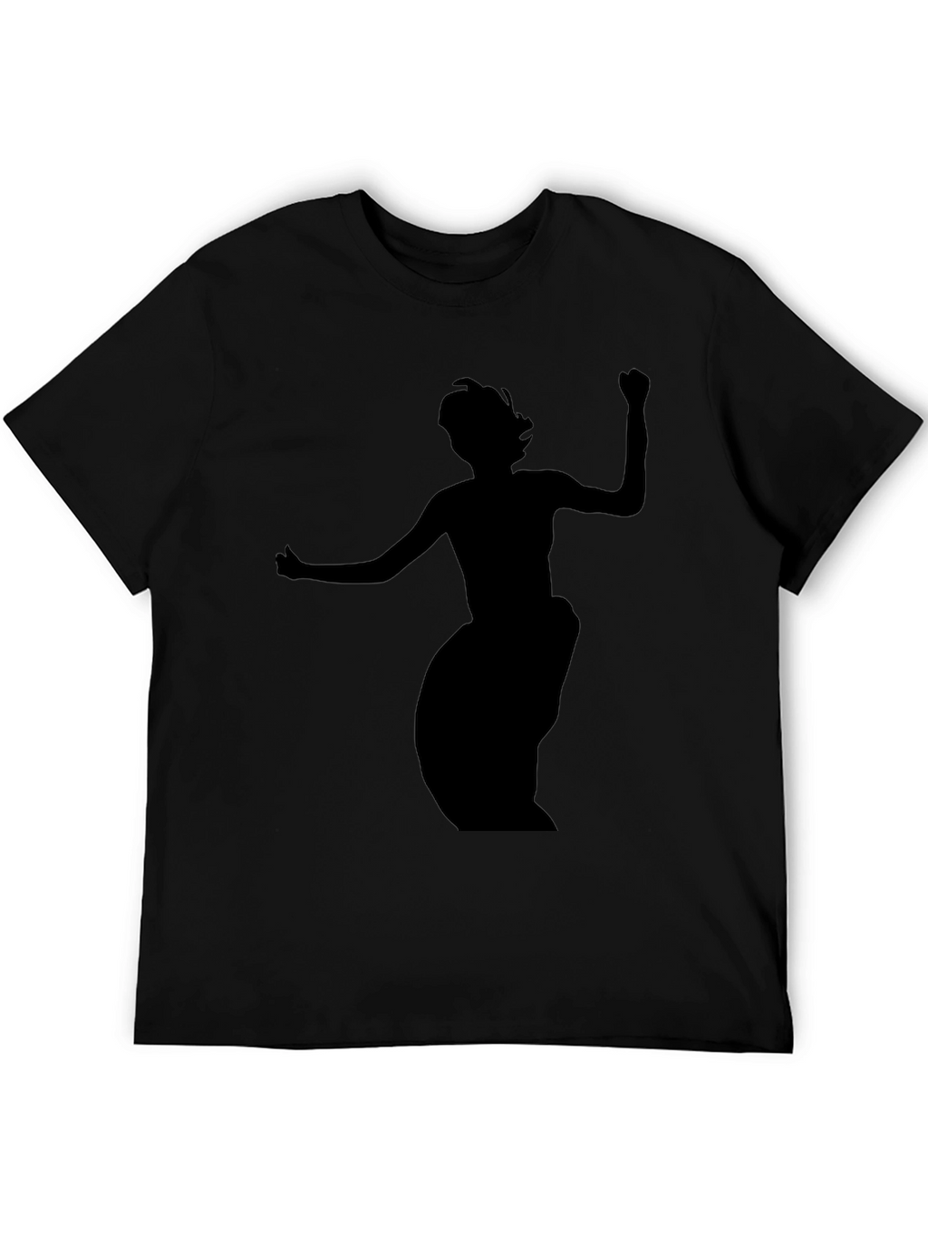 Silhouette Dancer Graphic Black T-Shirt