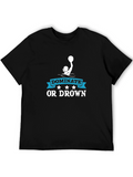 Dominate or Drown Water Polo Graphic T-Shirt