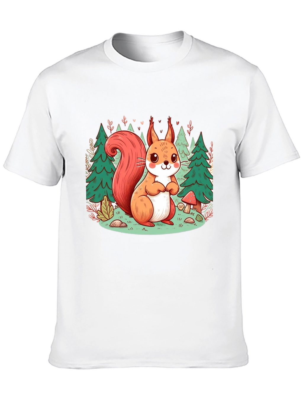 Cute Squirrel Forest T-Shirt