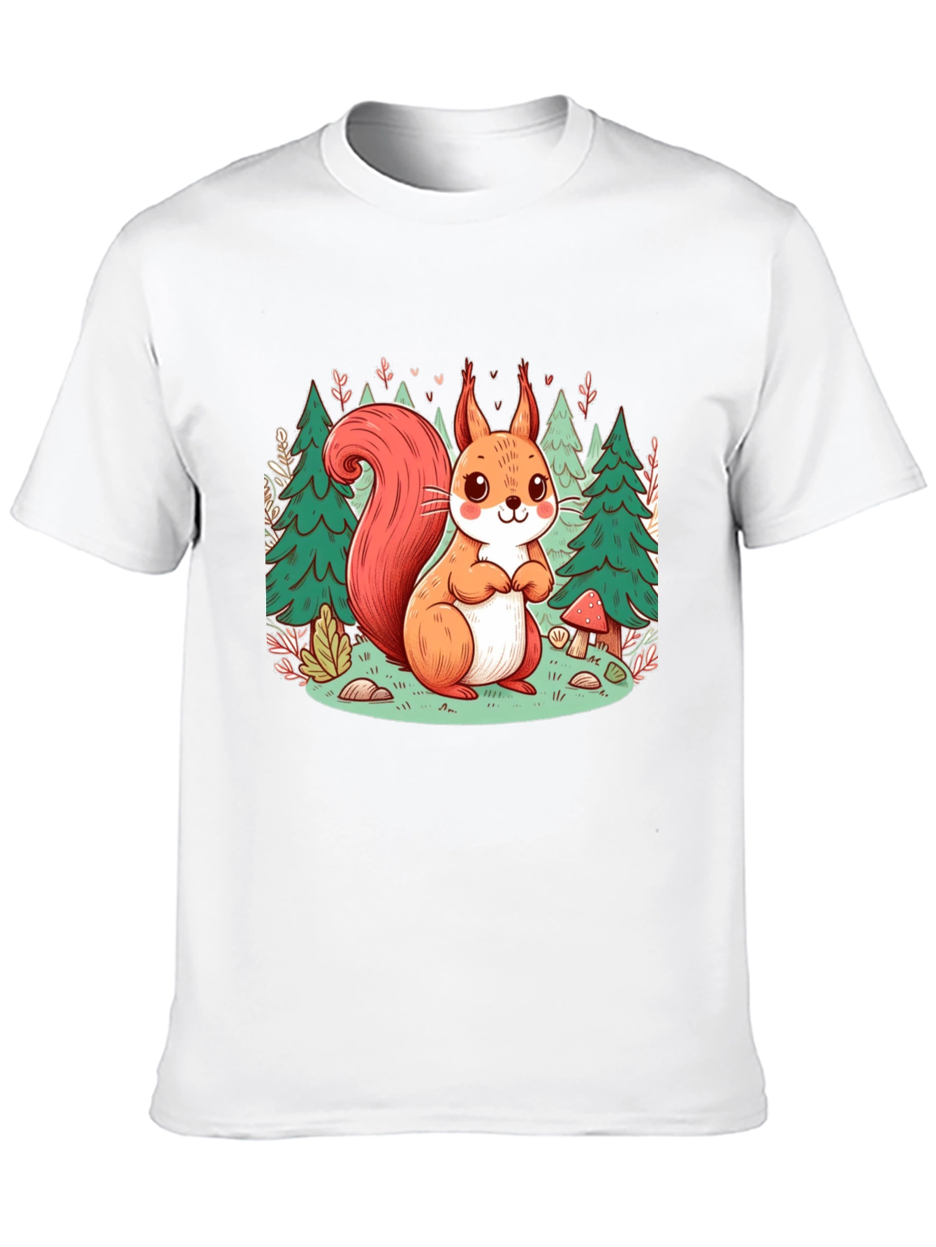 Cute Squirrel Forest T-Shirt