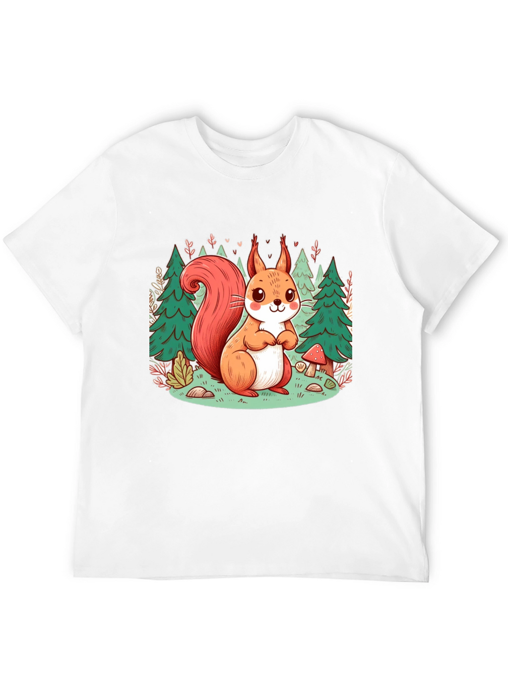 Cute Squirrel Forest T-Shirt