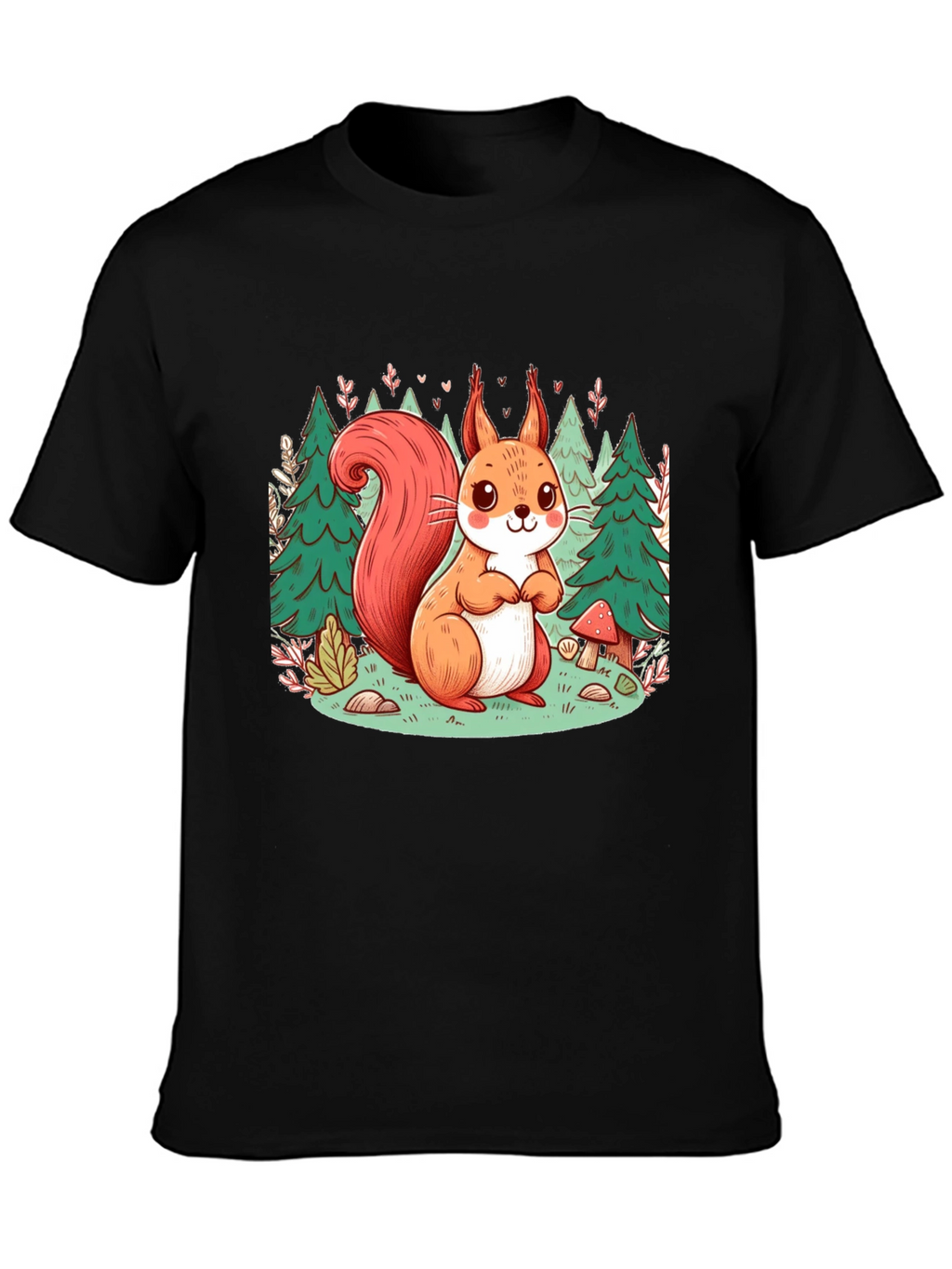 Cute Squirrel Forest T-Shirt