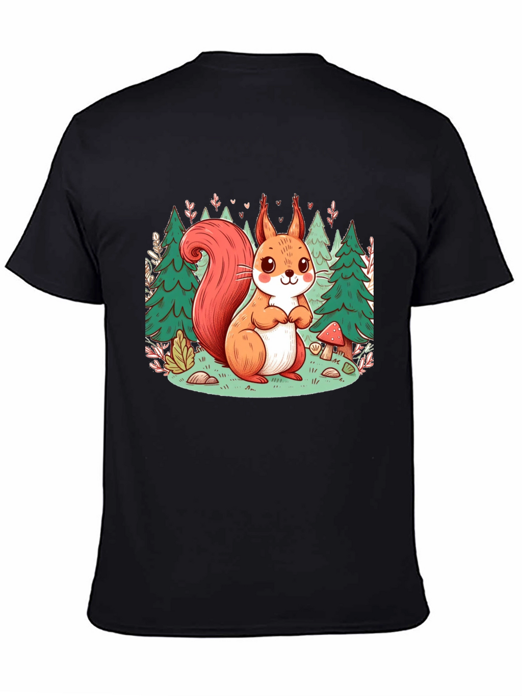 Cute Squirrel Forest T-Shirt
