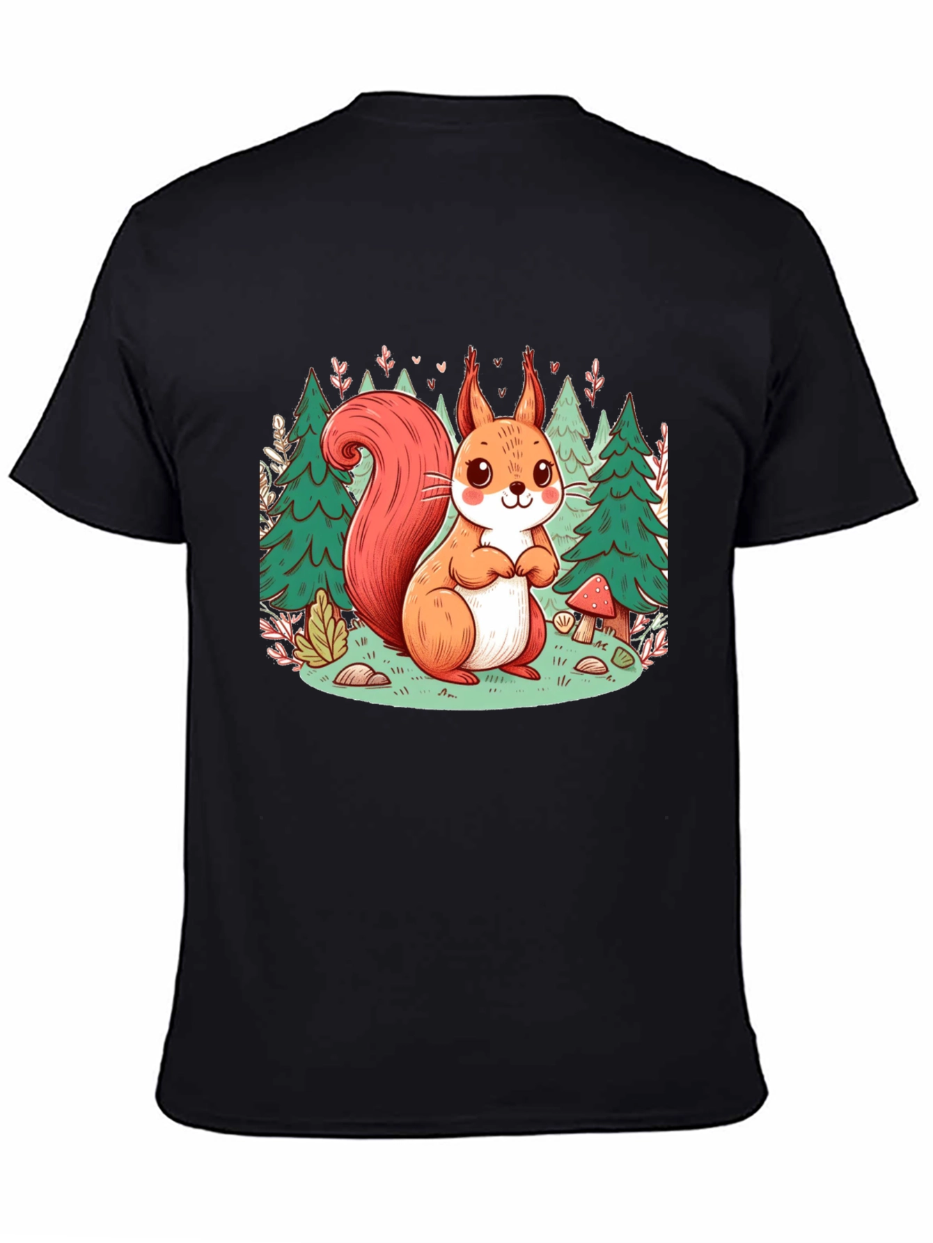 Cute Squirrel Forest T-Shirt