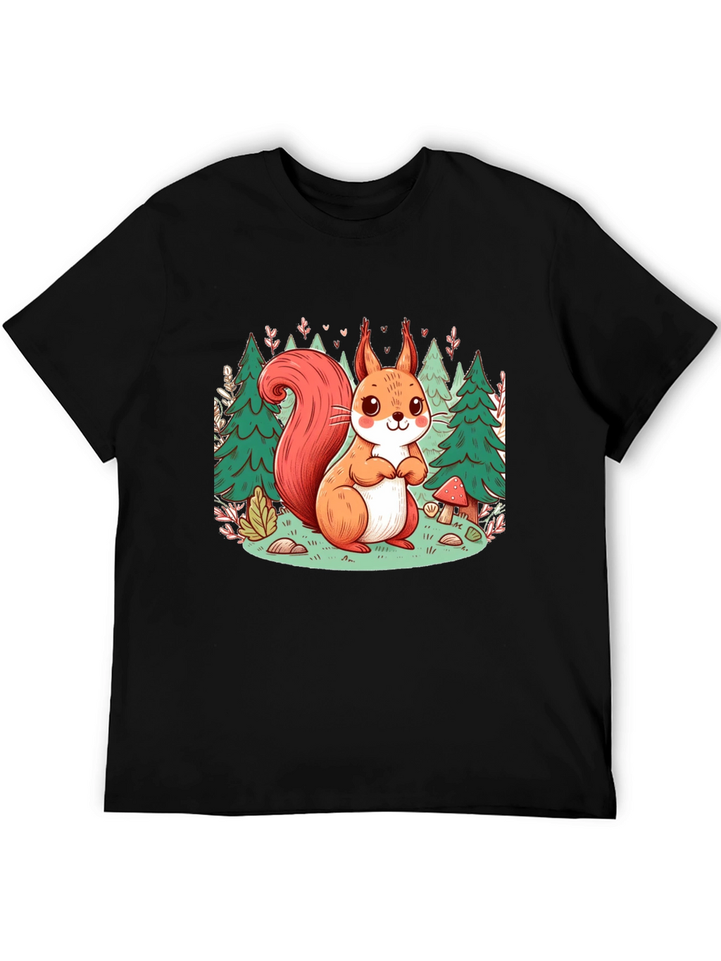 Cute Squirrel Forest T-Shirt