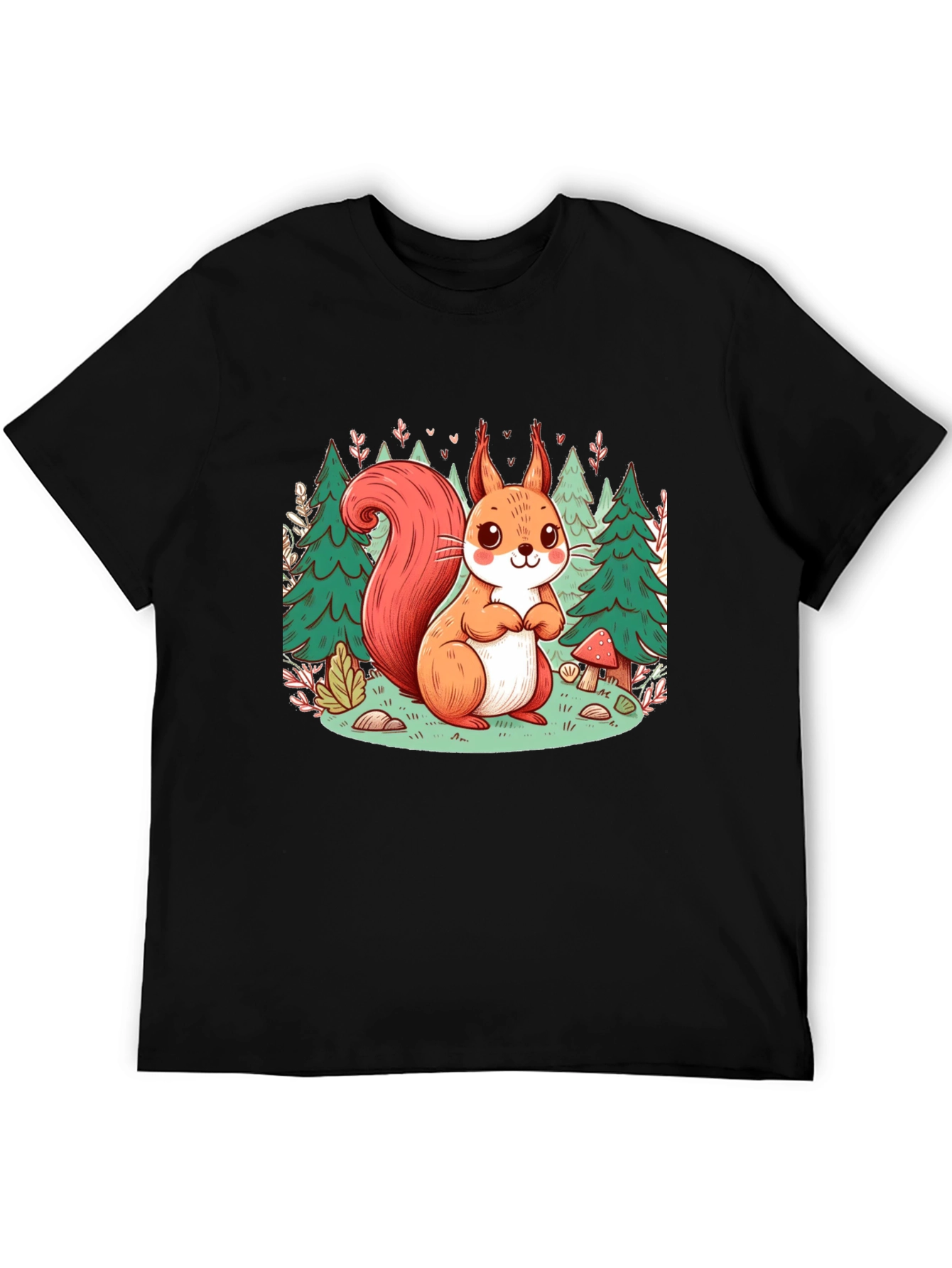 Cute Squirrel Forest T-Shirt