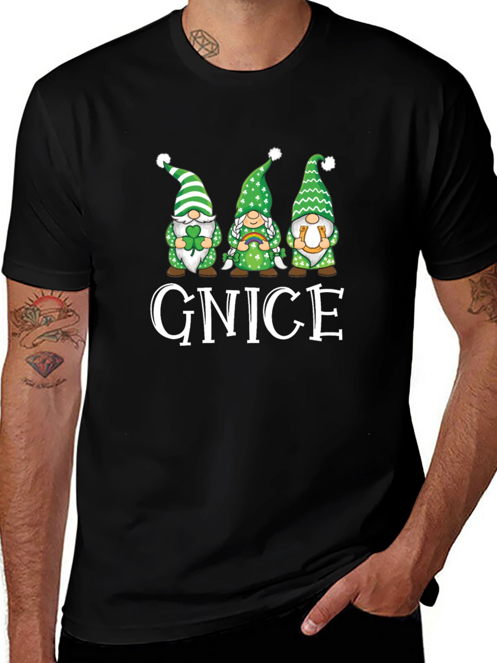 Gnice St. Patricks Day Gnomes T-Shirt