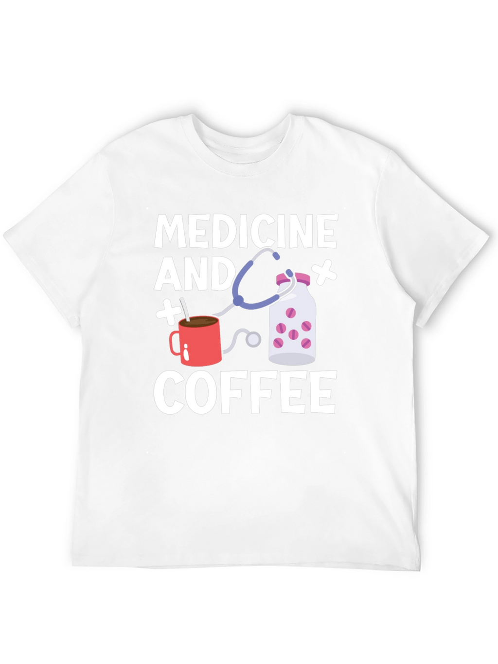 Medicine and Coffee Graphic Tee