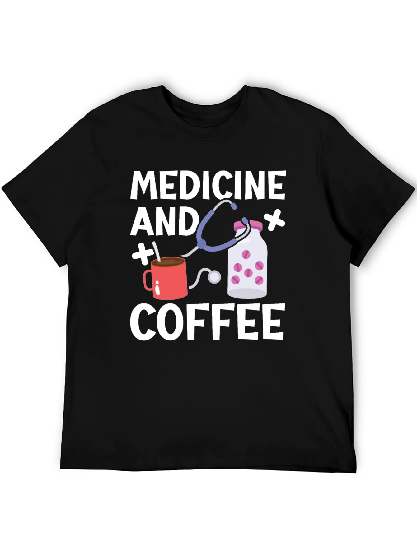 Medicine and Coffee Graphic Tee